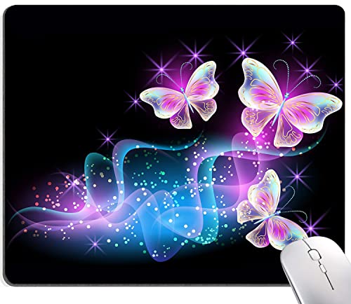 Glowing Night Pink Butterflies
