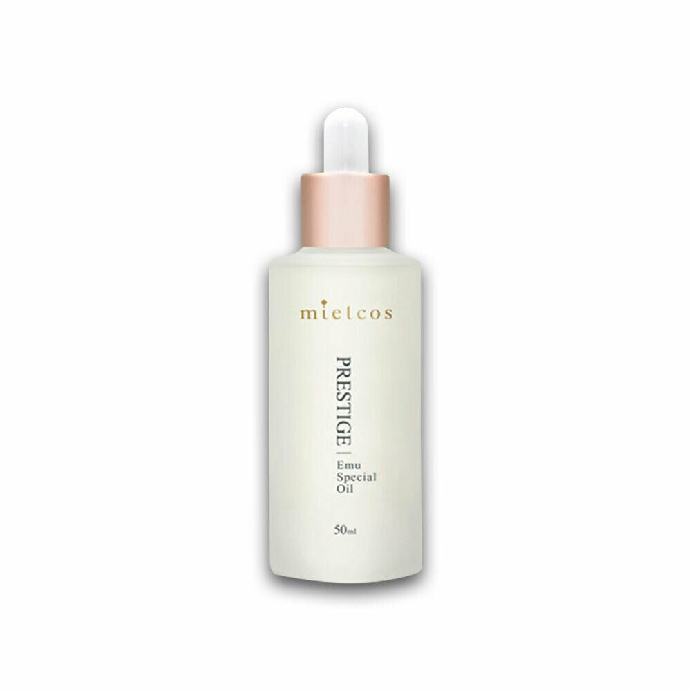 CosmoNature Mielcos Prestige EMU Special Oil 50ml - Premium Emu Oil for Skin & Hair Care - Perfect for Dry Skin Relief, Anti-Aging & Hair Growth