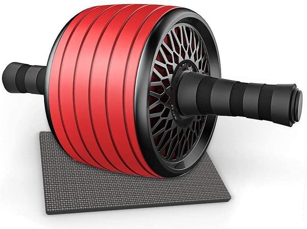 Ab Roller Wheel - Core & Abdominal Exercise Equipment for Home Gym, Strength Training Fitness Gear (Red) | Perfect for Abs Workouts, Home Exercise & Full Body Training
