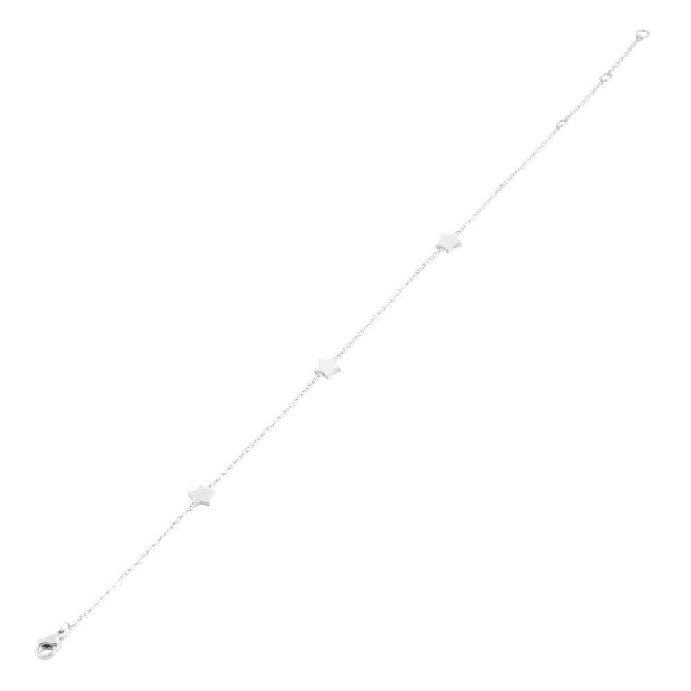 Edforce Elegant Stainless Steel Anklet Bracelet for Women - Dainty Foot Jewelry for Beach, Summer & Boho Style Outfits