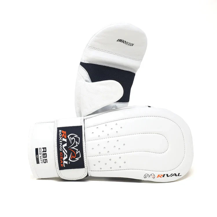 RIVAL RB5 Boxing Training Bag Mitts - Premium Punching Mitts for Boxing, MMA & Kickboxing - Ideal for Sparring, Pad Work & Fitness Training