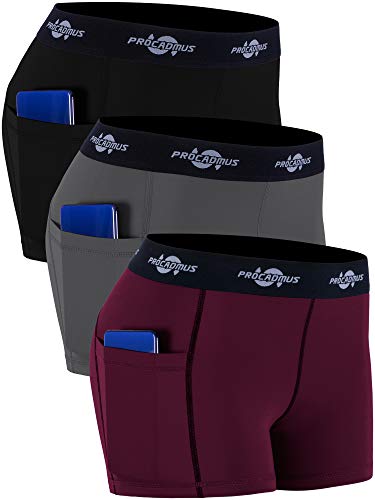 36# Pack of 3: Black & Grey & Wine Red