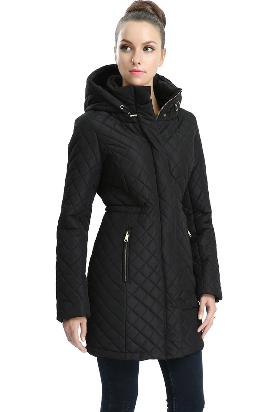 BGSD Women's Angela Waterproof Quilted Parka Coat - Winter Jacket for Cold Weather | Regular & Plus Sizes | Perfect for Snowy Days & Outdoor Activities