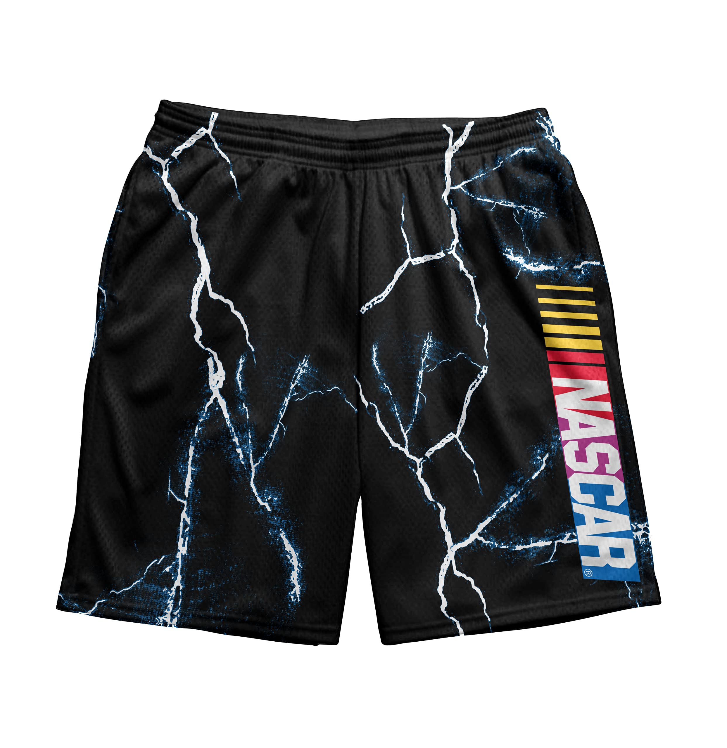 **Men's NASCAR Racing Shorts - Breathable Mesh Athletic Shorts for Running, Gym & Casual Wear**