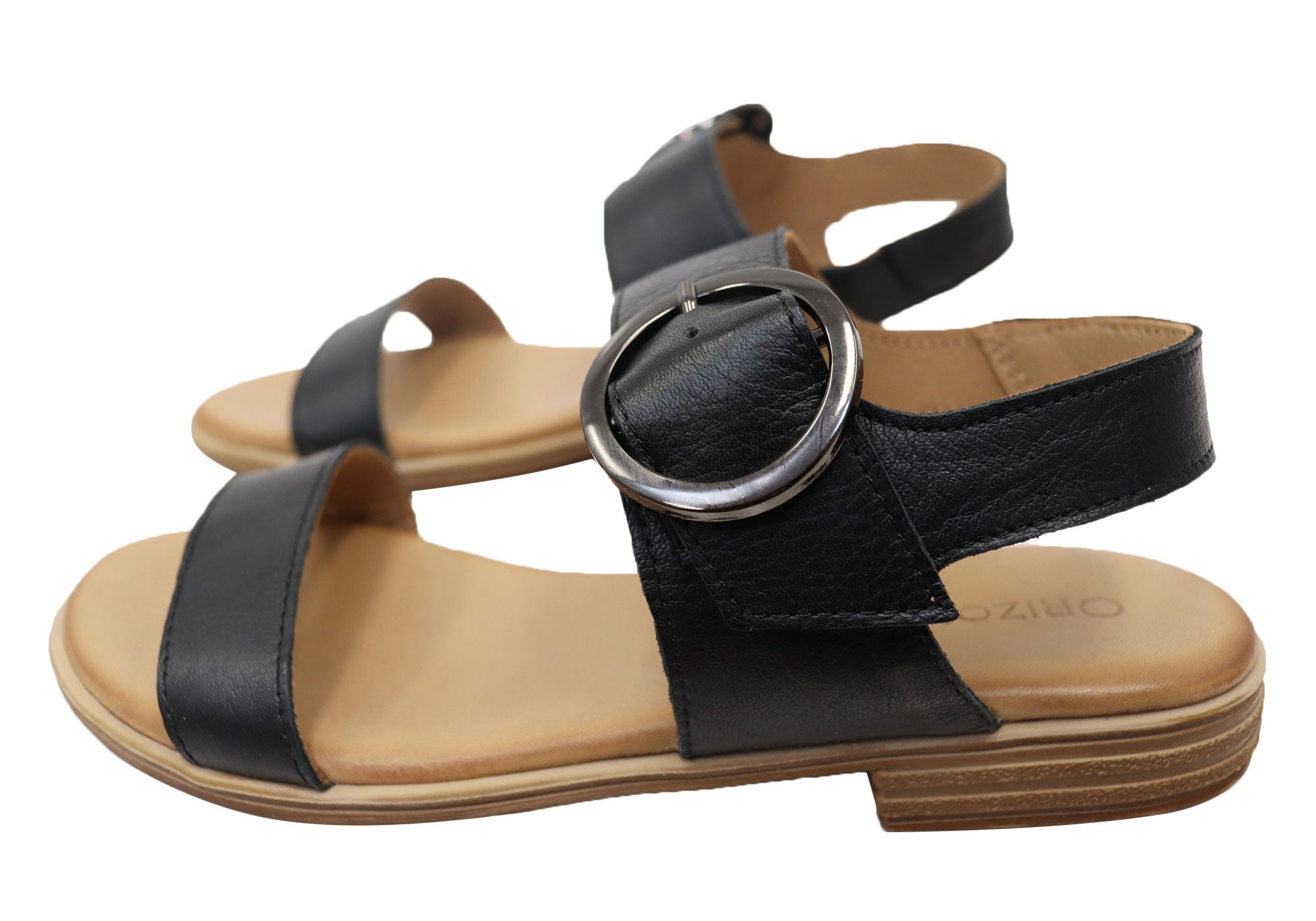 Orizonte Chadstone Women's Comfortable European Leather Sandals - Stylish & Supportive for Walking, Travel & Summer Outfits