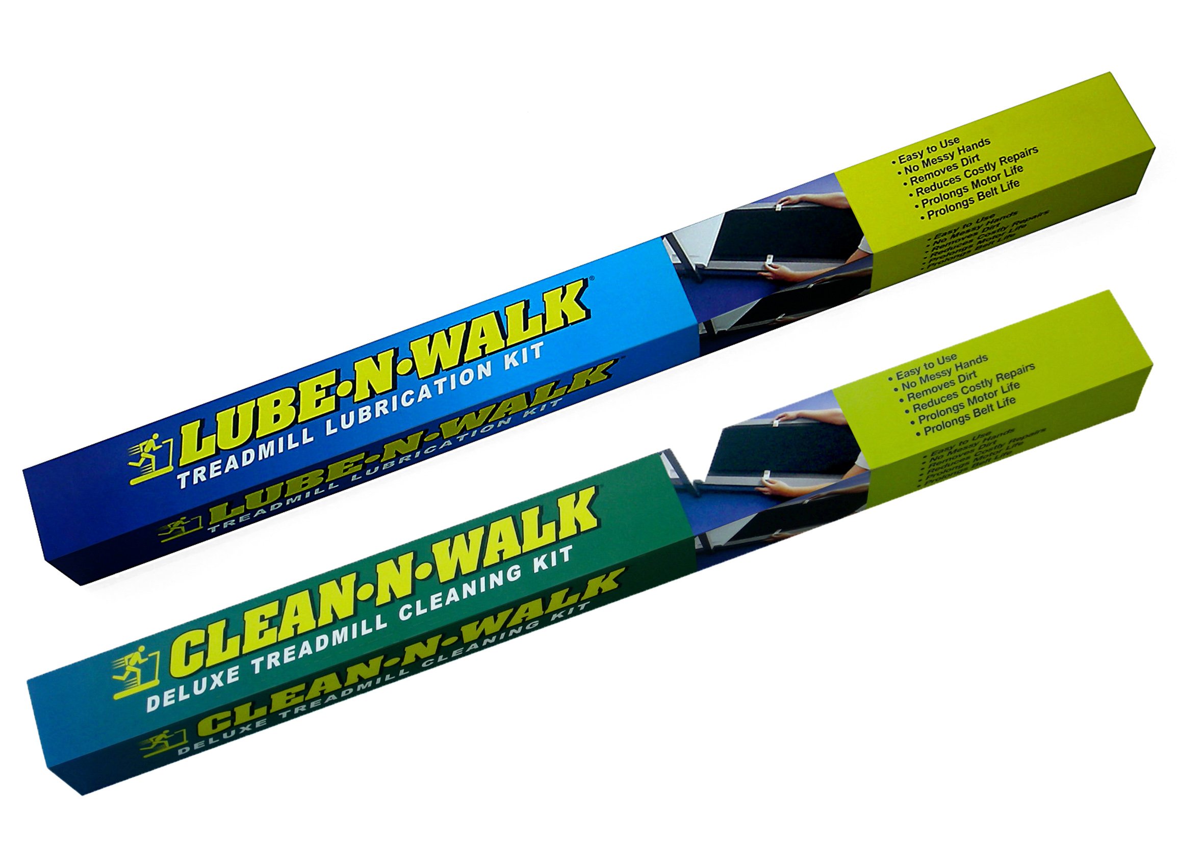 Original Treadmill Cleaning and Lubrication Kit - Clean-N-Walk Home Combo Kit | Official Partner for Major Brands | Perfect for Home Gym Maintenance & Treadmill Care