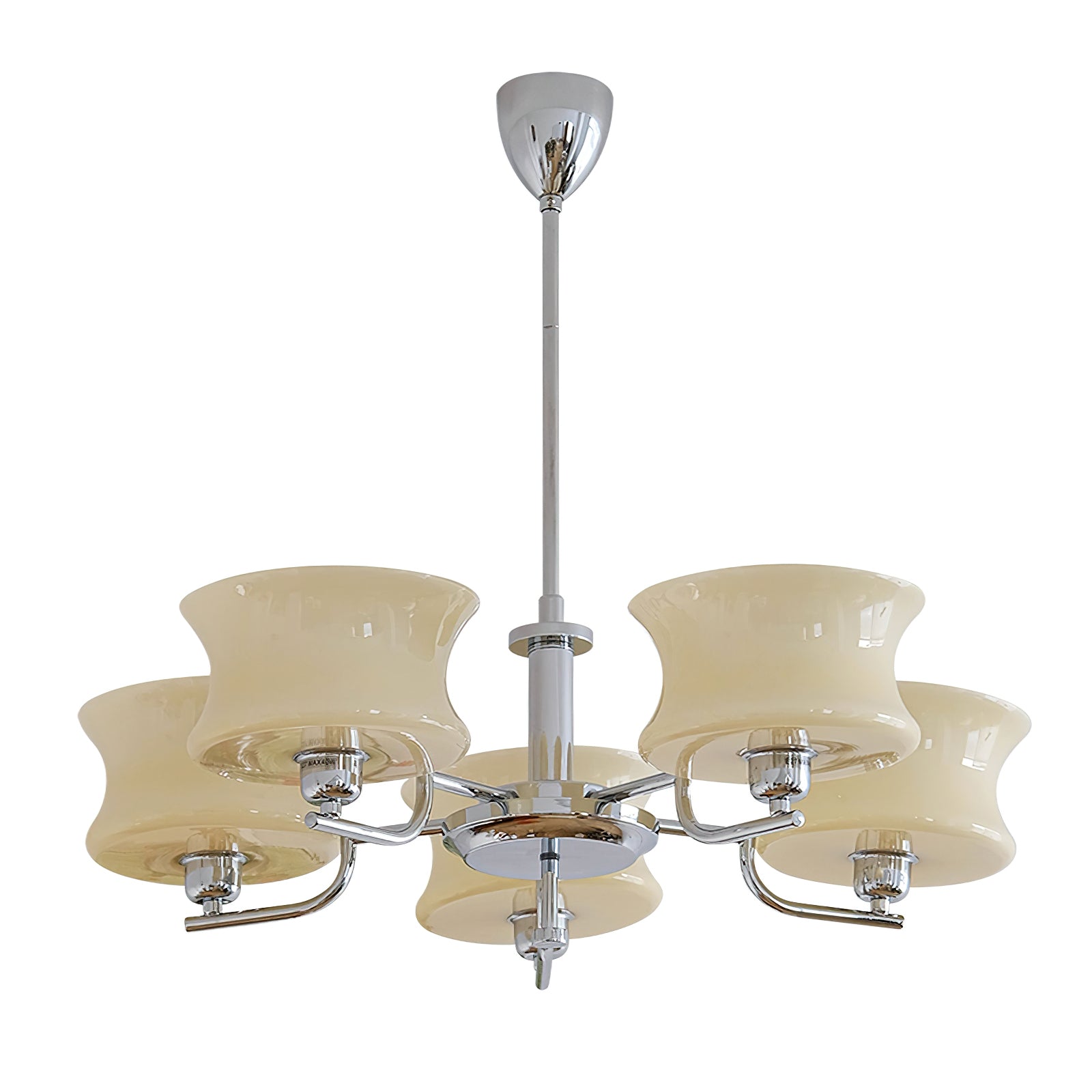 Elegant Blue Crystal Chandelier - Modern Ceiling Light Fixture for Dining Room, Bedroom & Living Room Decor | Energy Efficient LED Lighting for Home & Office