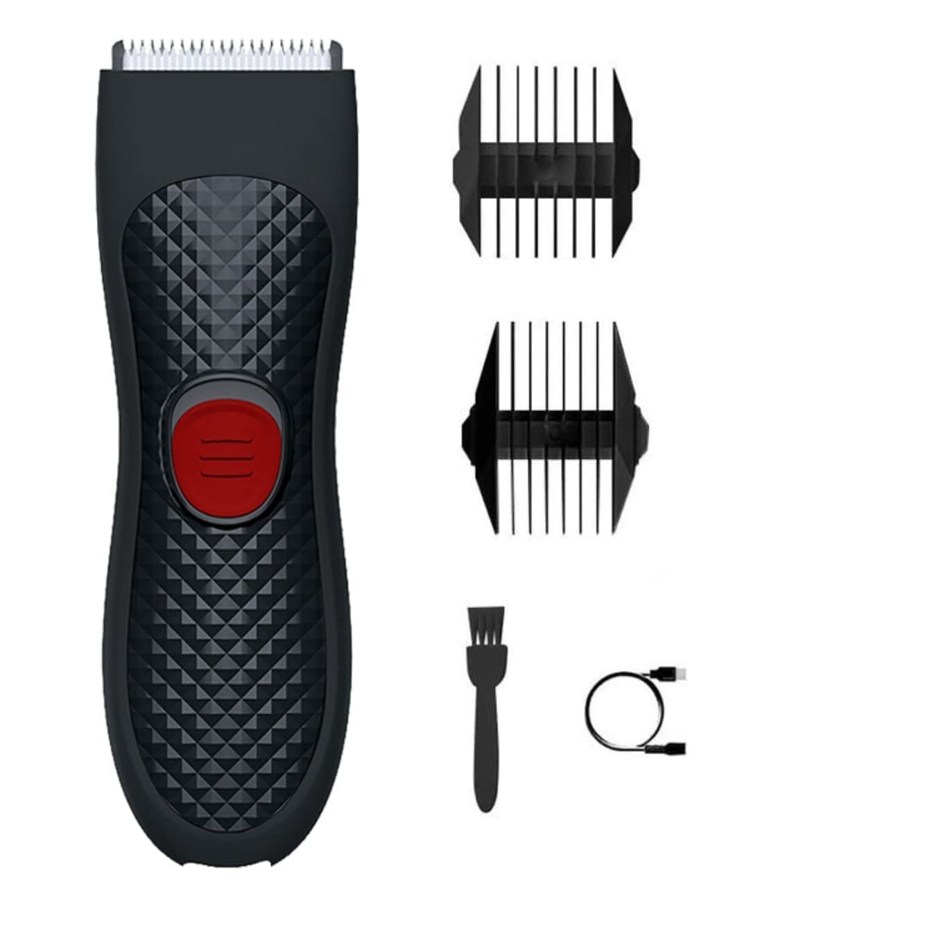 EBC Electric Body Hair Trimmer & Clipper - Safe Skin Contact Rechargeable Shaver for Men & Women, Dual Head Design for Smooth Grooming - Perfect for Travel, Gym & Home Use