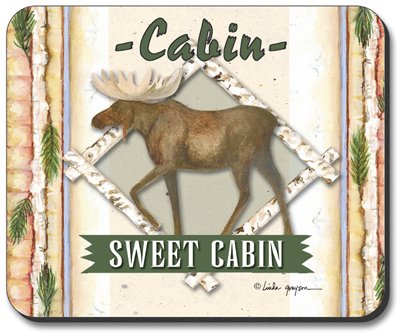 Sweet Cabin Mouse Pad with Artistic Design - Non-Slip Gaming & Office Desk Mat for Computers, Laptops, and Workspaces