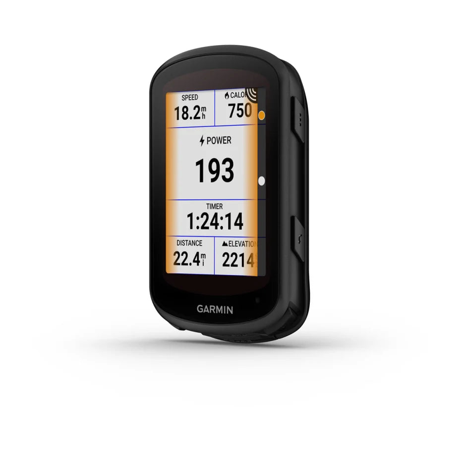 Garmin Edge 840 Solar GPS Bike Computer - Advanced Cycling Performance Metrics, Solar Charging, Navigation & Training Features for Road & Mountain Biking