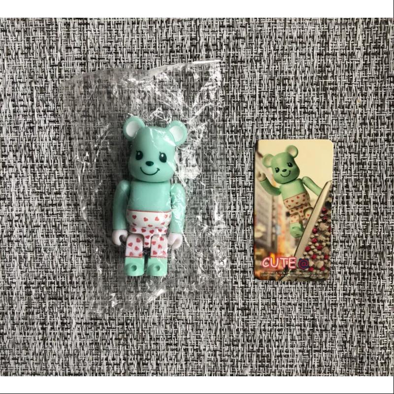 Bearbrick Series 12 CUTE 100% Collectible Vinyl Art Toy - Limited Edition Japanese Designer Figure for Display & Gift Giving - Perfect for Anime Fans, Home Decor, and Office Collectibles