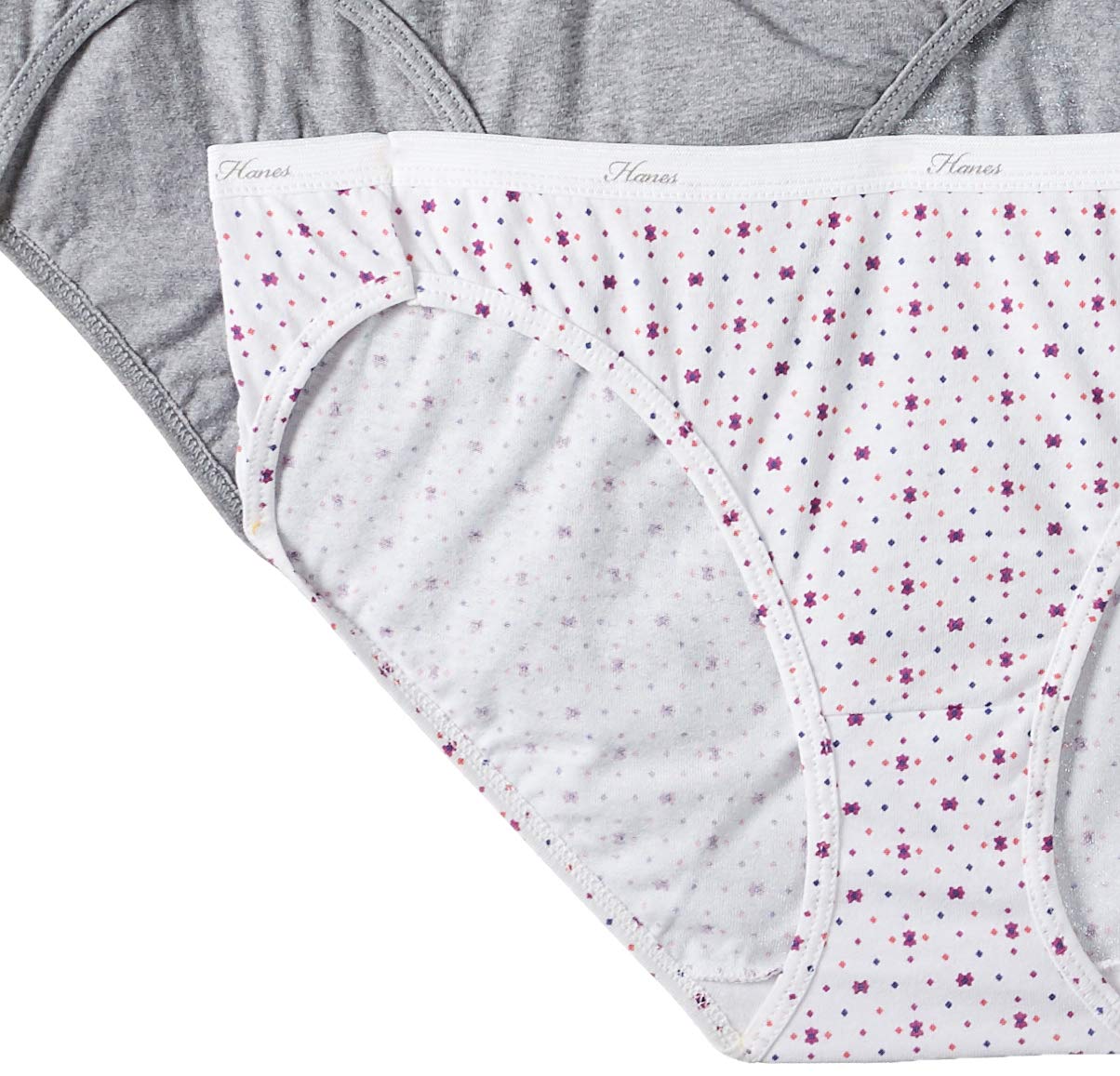Hanes Women's Cotton Bikini Underwear - Soft Breathable Panties for Everyday Comfort | Perfect for Work, Yoga & Lounge Wear