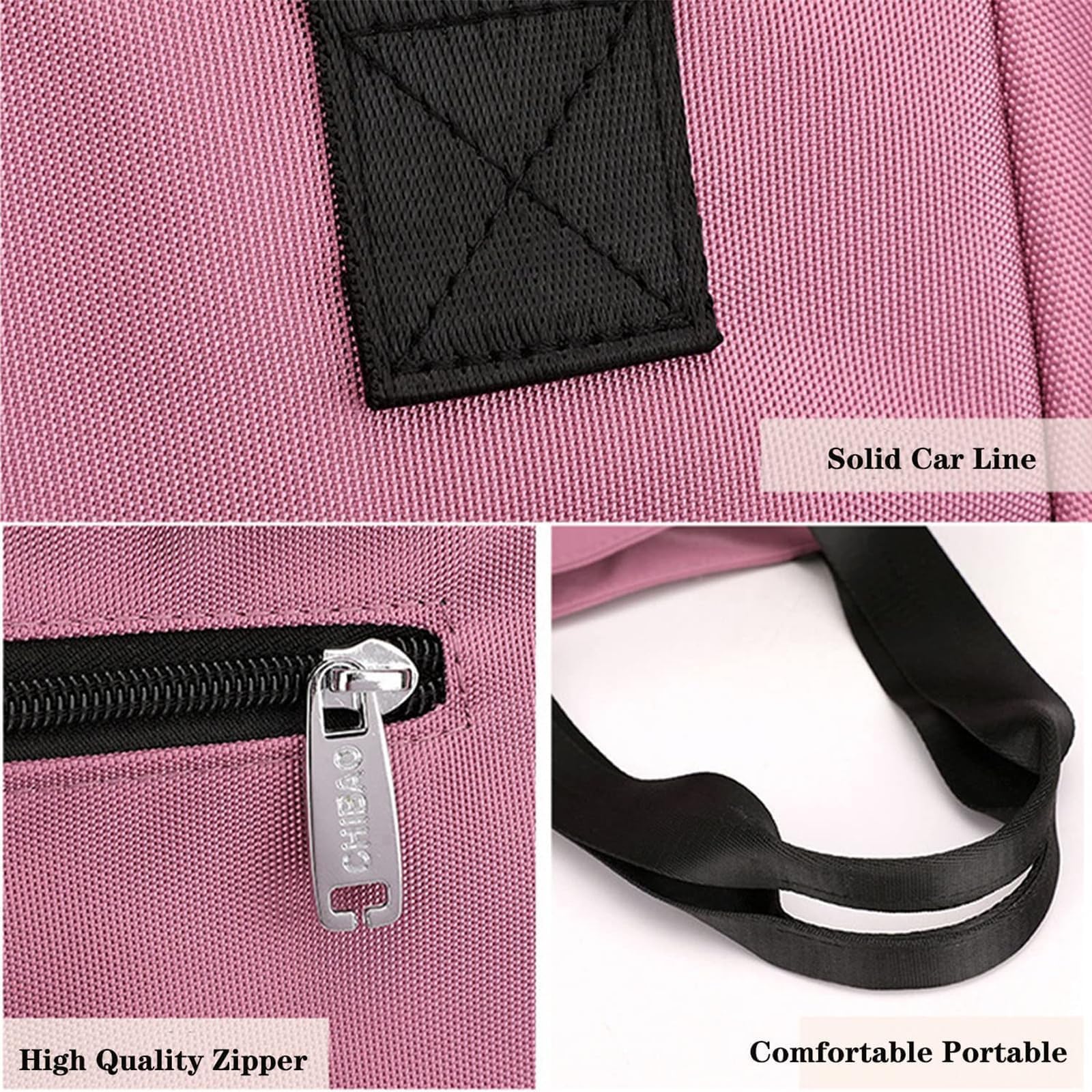 Large Capacity Waterproof Multi-Pocket Nylon Shoulder Bag for Women - Stylish Tote & Travel Purse - Bigbicc Durable Shoulder Bag for Work, Gym, Shopping & Outdoor Activities