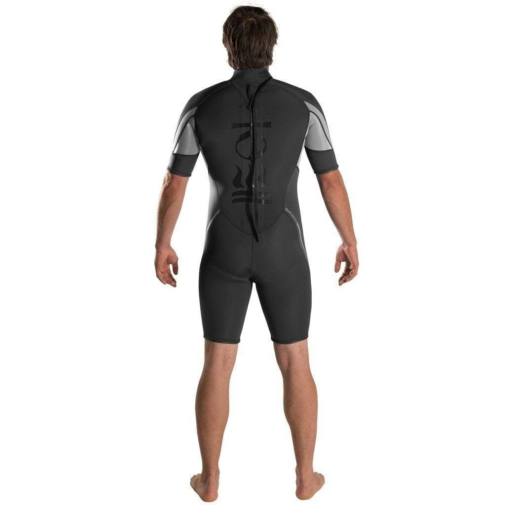 Fourth Element Xenos Men's 3mm Neoprene Shorty Wetsuit - Perfect for Snorkeling, Surfing & Warm Water Diving