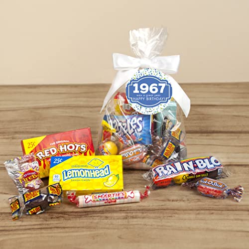 Vintage Candy Gift Bags - 6 Pack Retro Style Personalized Birthday Party Favors for Kids & Adults | Perfect for Birthday Celebrations, Baby Showers & Themed Events
