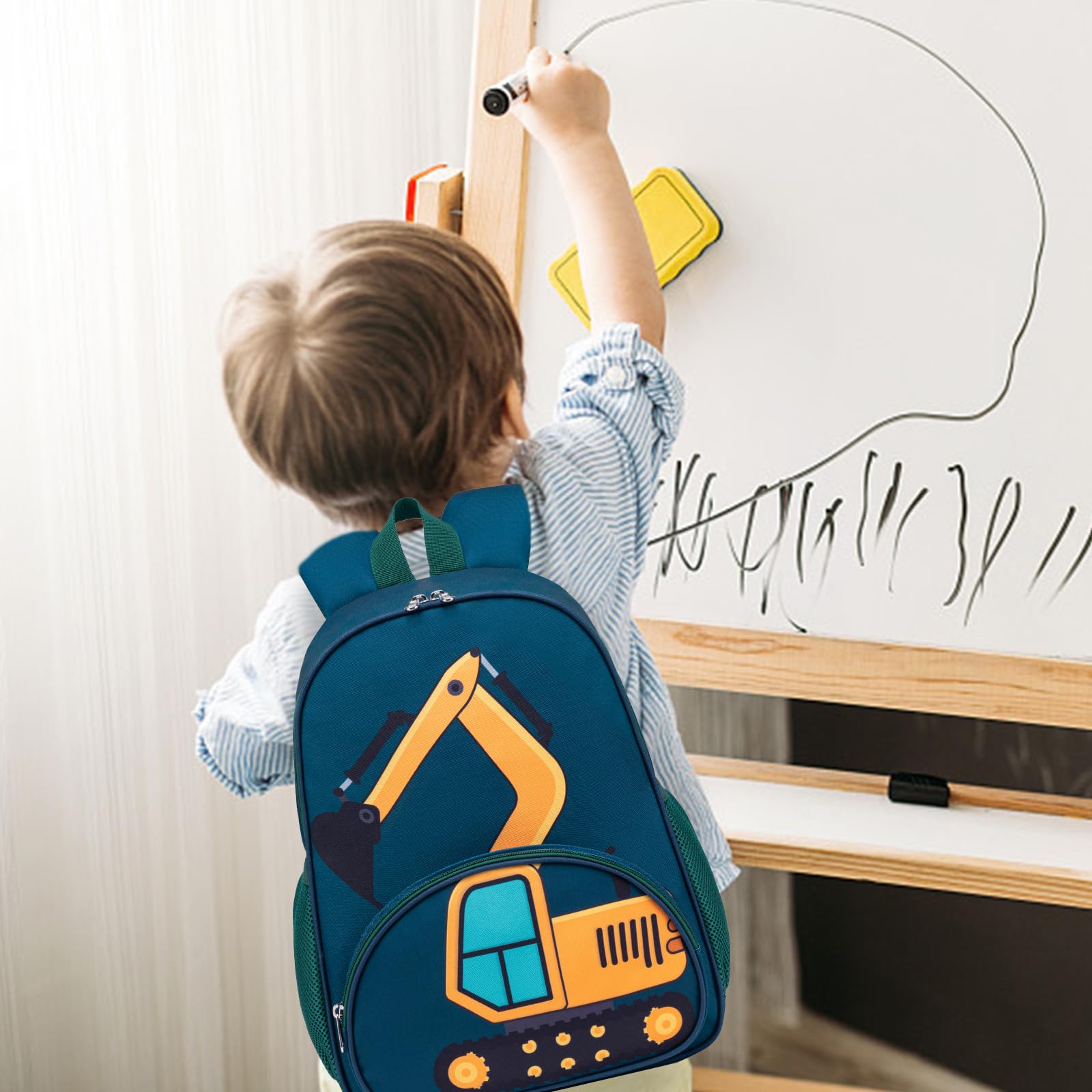 LOIDOU Kids Backpack for Boys & Girls - Durable Preschool & Kindergarten School Bag with Lunch Box Set - Perfect for School, Travel & Daily Use