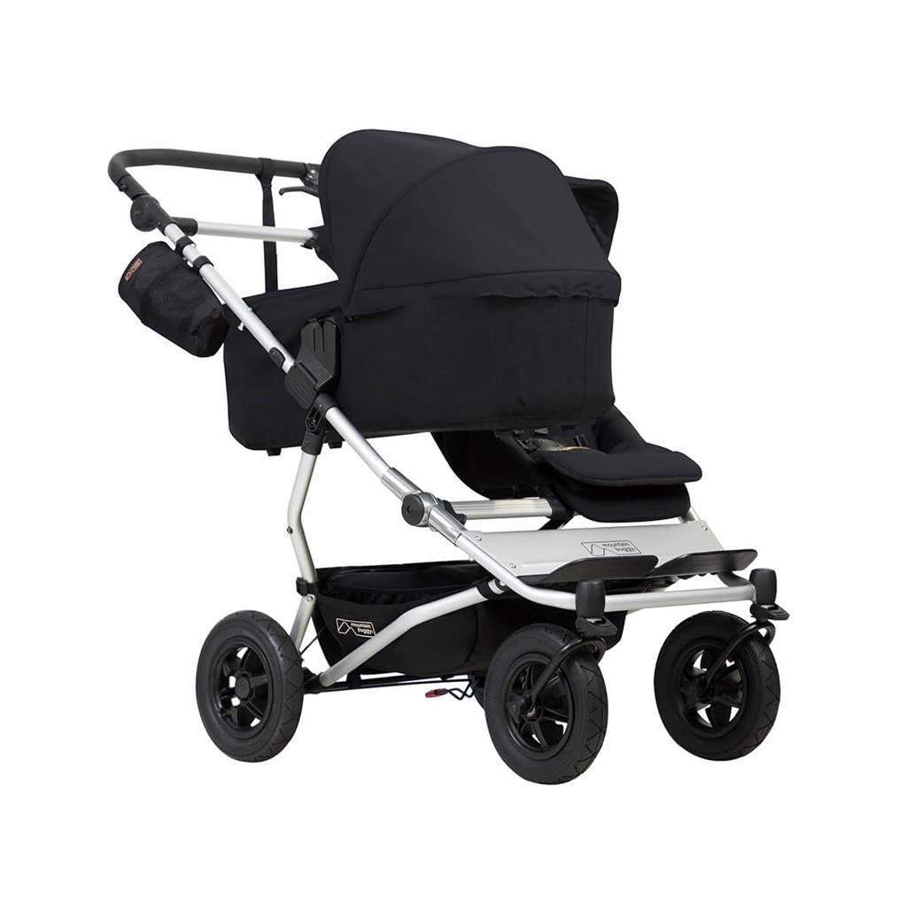 Mountain Buggy Carrycot Plus for Duet Double Stroller - Open Box | Premium Baby Bassinet for Twins | Perfect for Travel, Shopping & Outdoor Adventures
