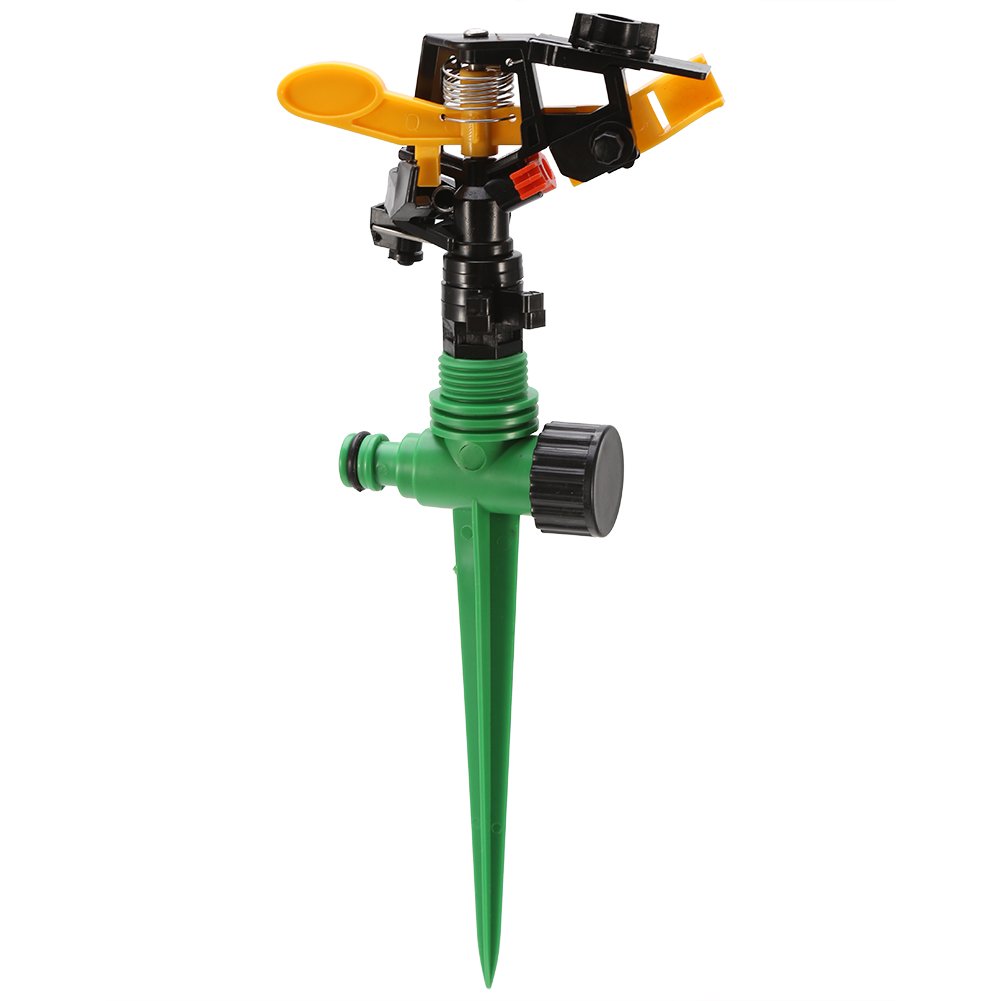 360° Rotating Garden Sprinkler - Adjustable Water Sprayer for Lawn, Yard & Outdoor Irrigation | Perfect for Watering Grass, Plants & Large Garden Areas