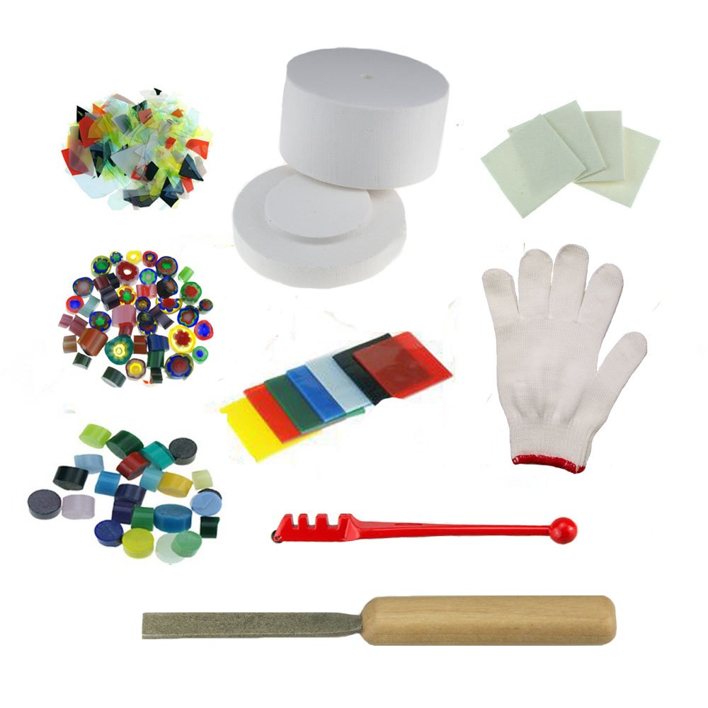 Extra Large Microwave Kiln Kit for Fusing Glass - 9 Piece Set | DIY Glass Art, Jewelry Making & Craft Projects