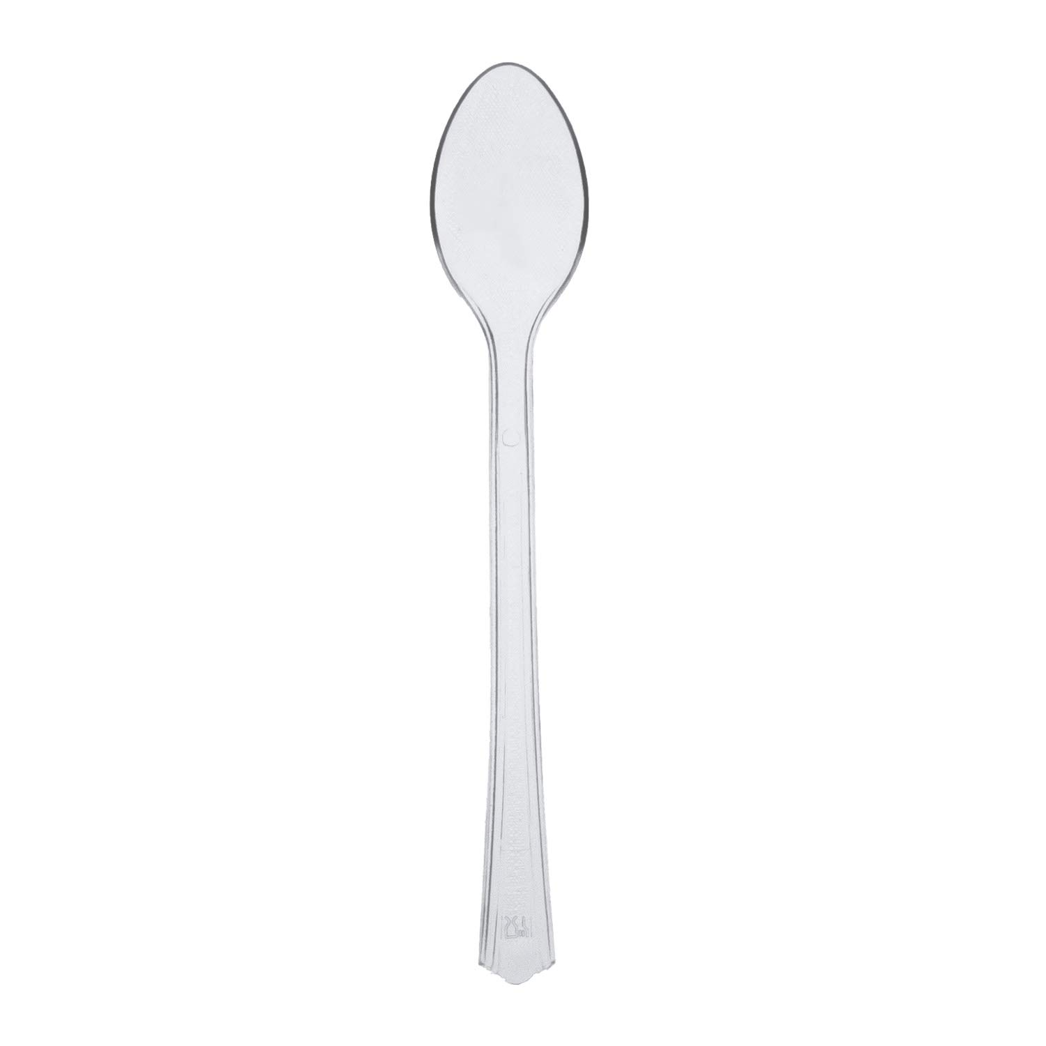 30-Pack Clear Plastic Mini Spoons (4 Inch) for Appetizers, Parfaits, Desserts & Sample Tasting - Perfect for Parties, Catering & Events