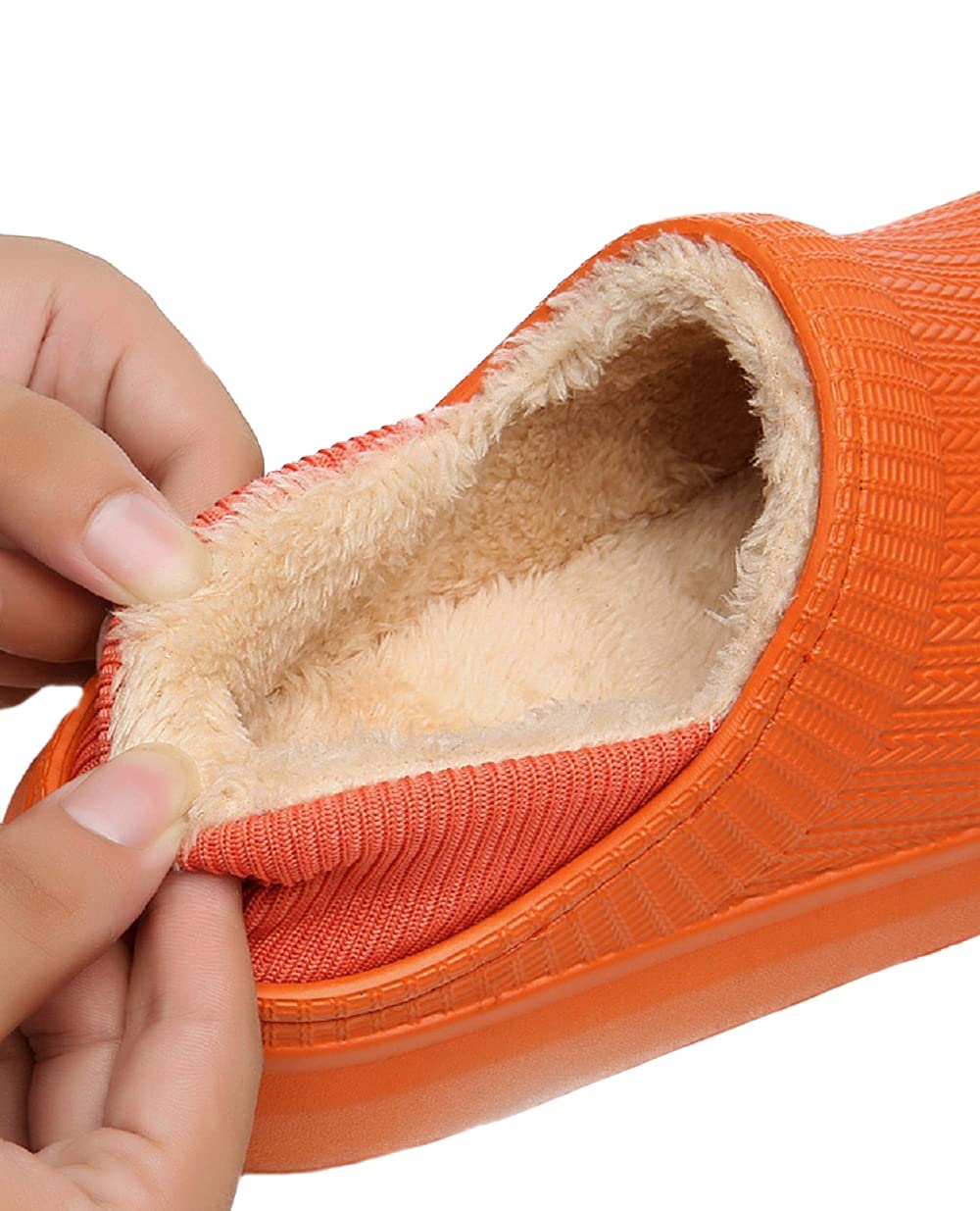 Women's Waterproof Plush House Slippers - Cozy Winter Indoor/Outdoor Slippers for Girls - Perfect for Home, Travel & Cold Weather Comfort