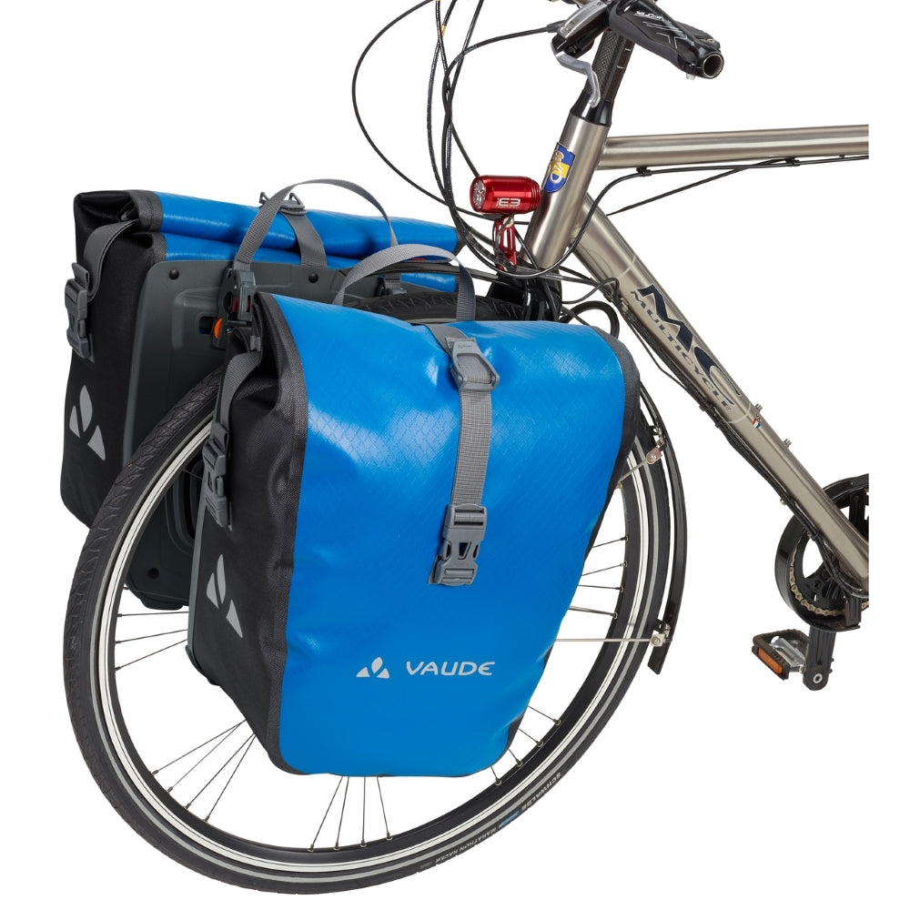 Aqua Front 28 Waterproof Bike Panniers - Pair of Durable Cycling Bags for Commuting & Touring - Perfect for Bicycle Storage, Grocery Shopping & Outdoor Adventures