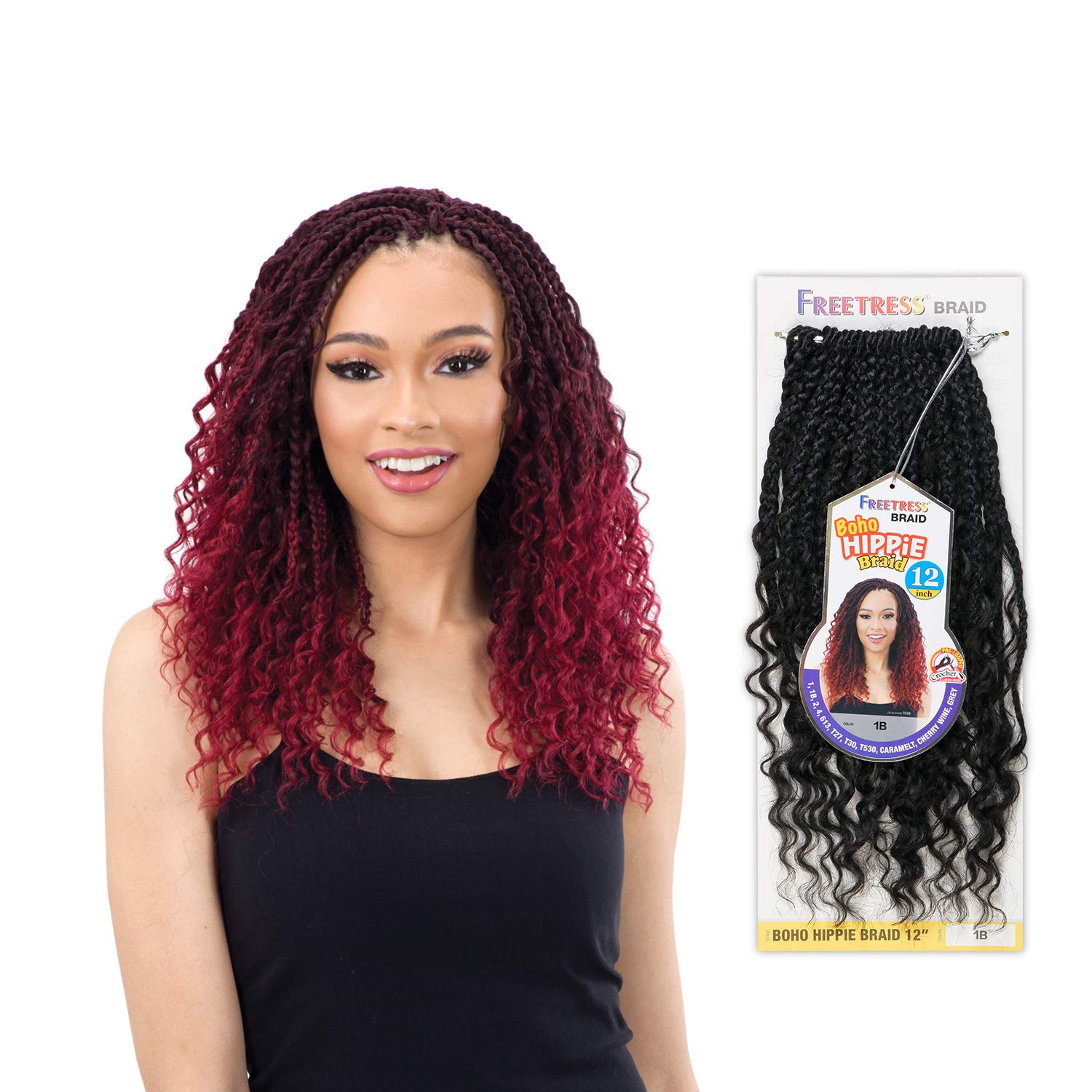 FreeTress Crochet Braids Boho Hippie Braid 12