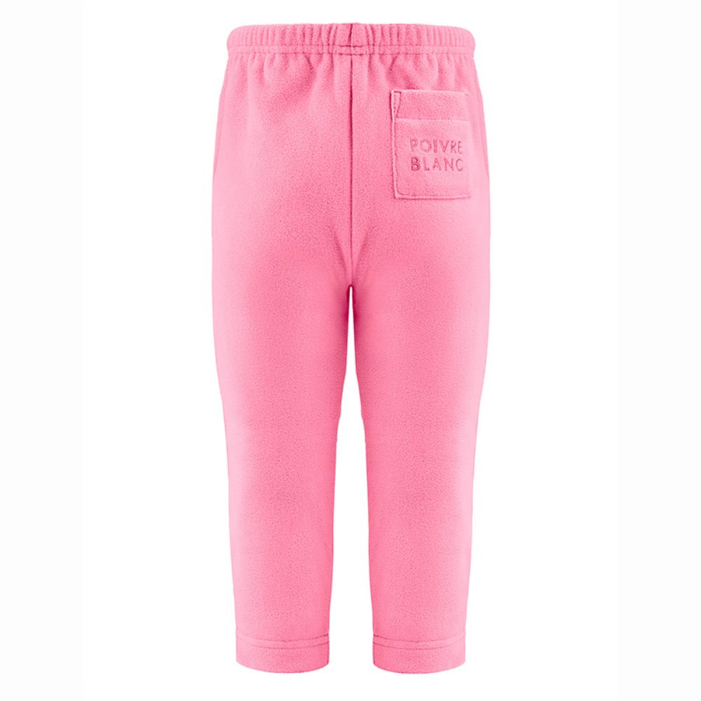 Poivre Blanc Girls Micro Fleece Pants - Soft & Warm Winter Fleece-Lined Leggings for Toddlers & Kids (Orchid Pink) - Perfect for Playdates, School & Outdoor Activities