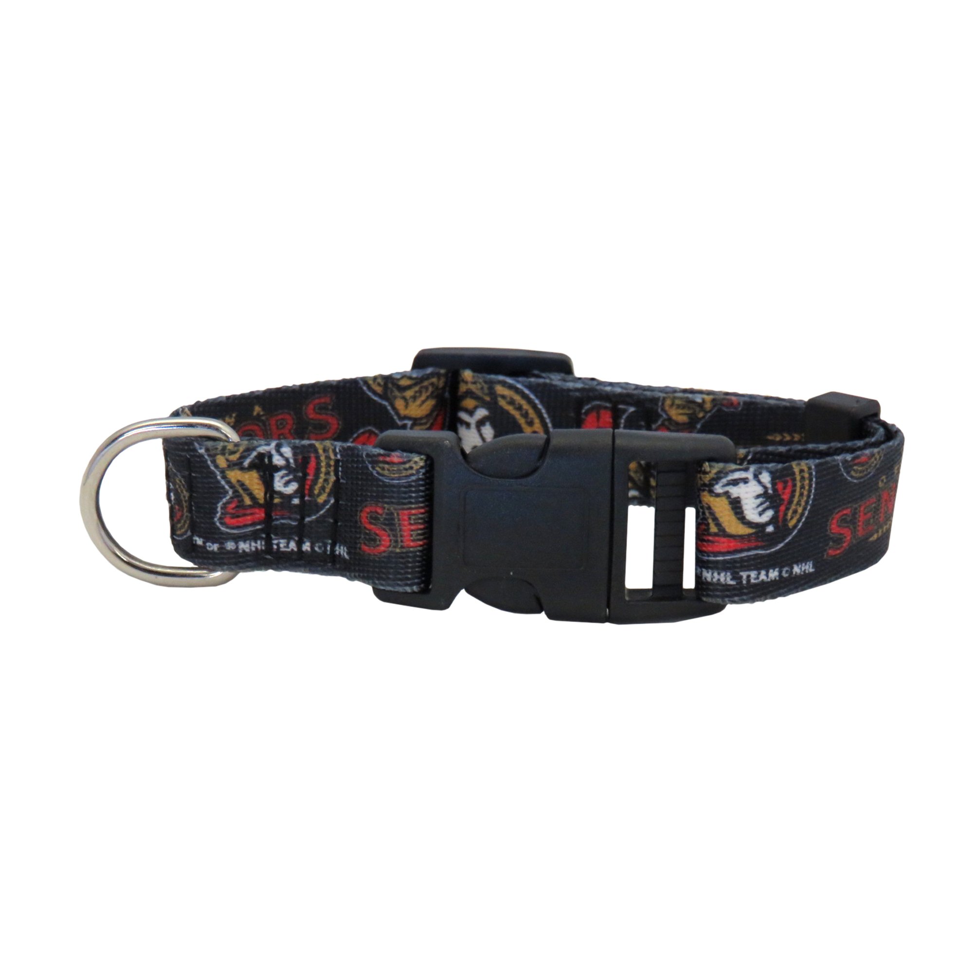 Official NHL Team Pet Collar - Durable & Adjustable Dog Collar for Small Medium Large Dogs - Perfect for Game Day, Walks & Pet Fashion