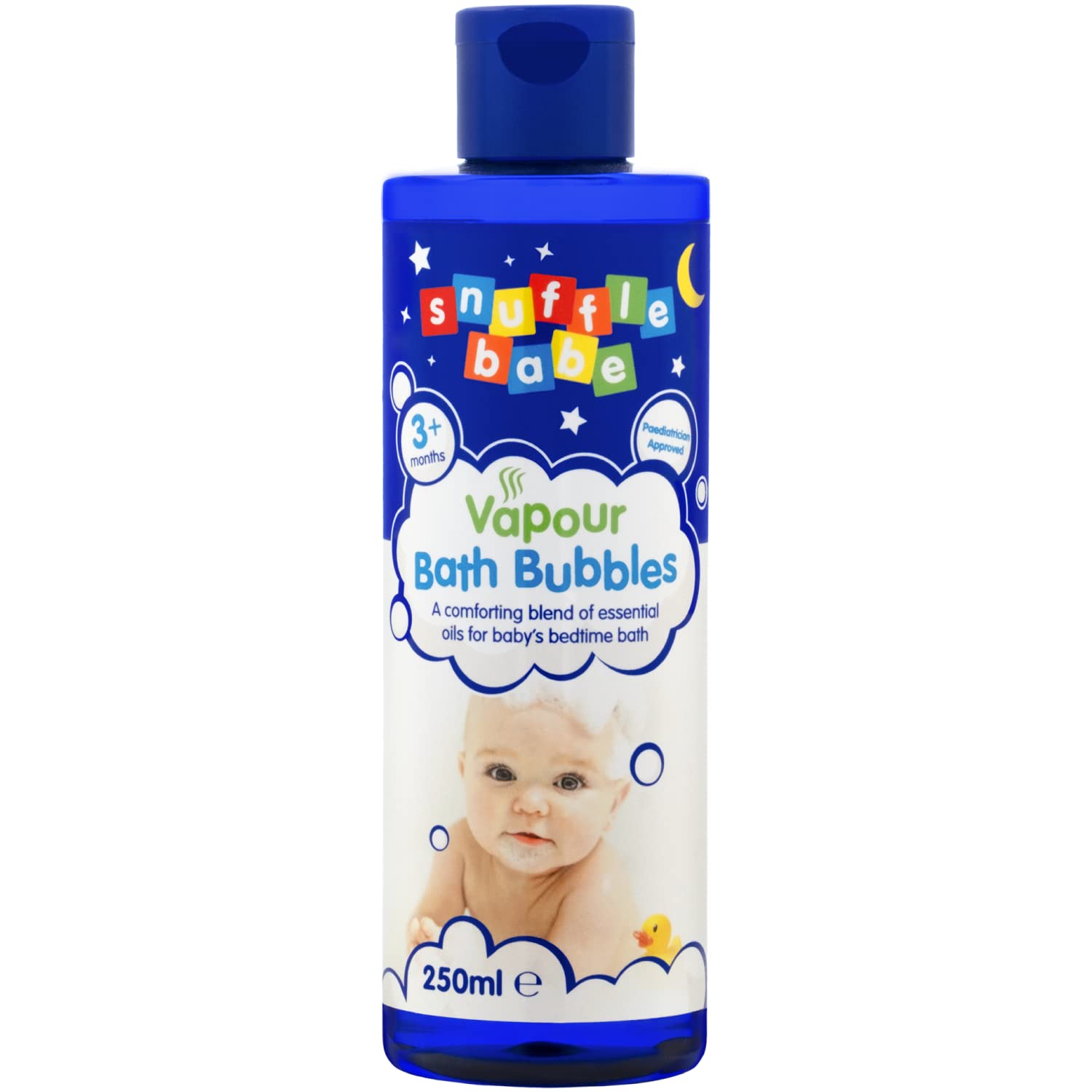 Snufflebabe Baby Bath Bubble Soap - 250ml for Gentle Cleansing & Relaxing Bath Time | Hypoallergenic & Tear-Free Formula