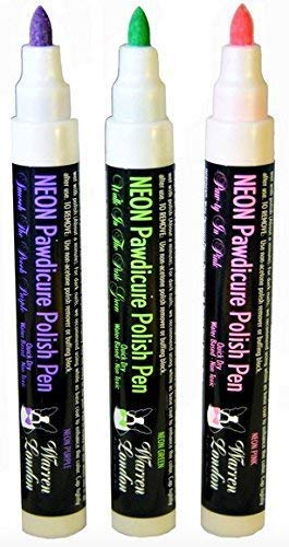 Warren London Pawdicure Dog Nail Polish Pens - Quick Drying, Non-Toxic & Low Odor Pet Nail Polish - Made in USA - 13 Vibrant Colors Including Neon Pink, Purple & Green - Perfect for Dog Birthday Parties, Costume Events & Grooming Sessions