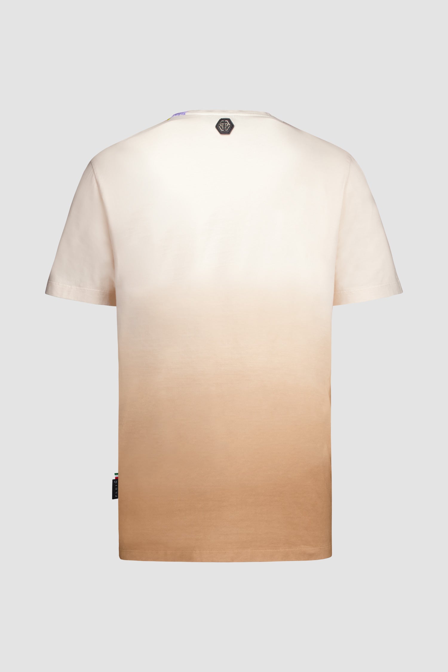 Philipp Plein Beige Round Neck Short Sleeve Gothic T-Shirt for Men - Stylish Casual & Streetwear Fashion for Everyday Wear and Night Out