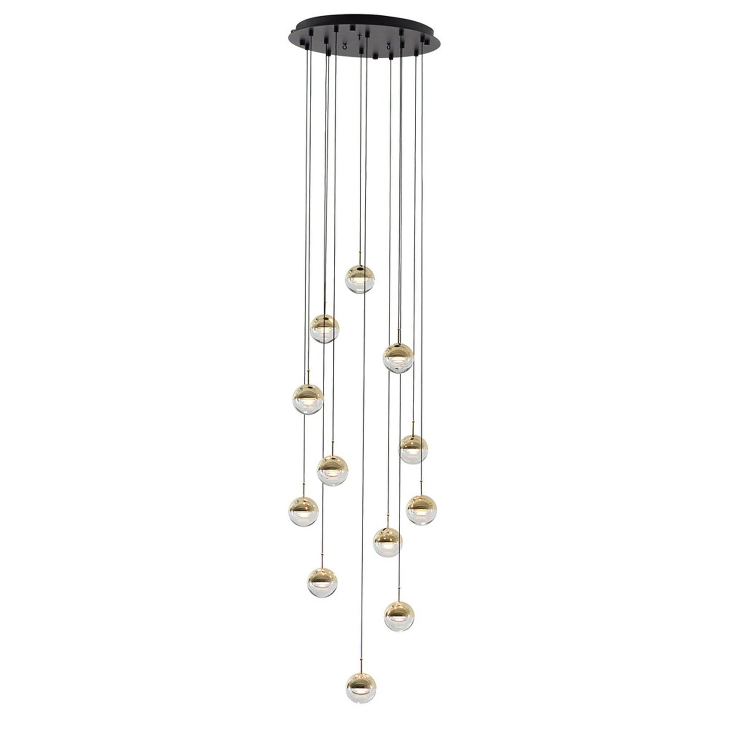 Dora Modern LED Pendant Light Fixture - Adjustable Hanging Chandelier for Kitchen Island, Dining Room, Bedroom & Living Room Lighting