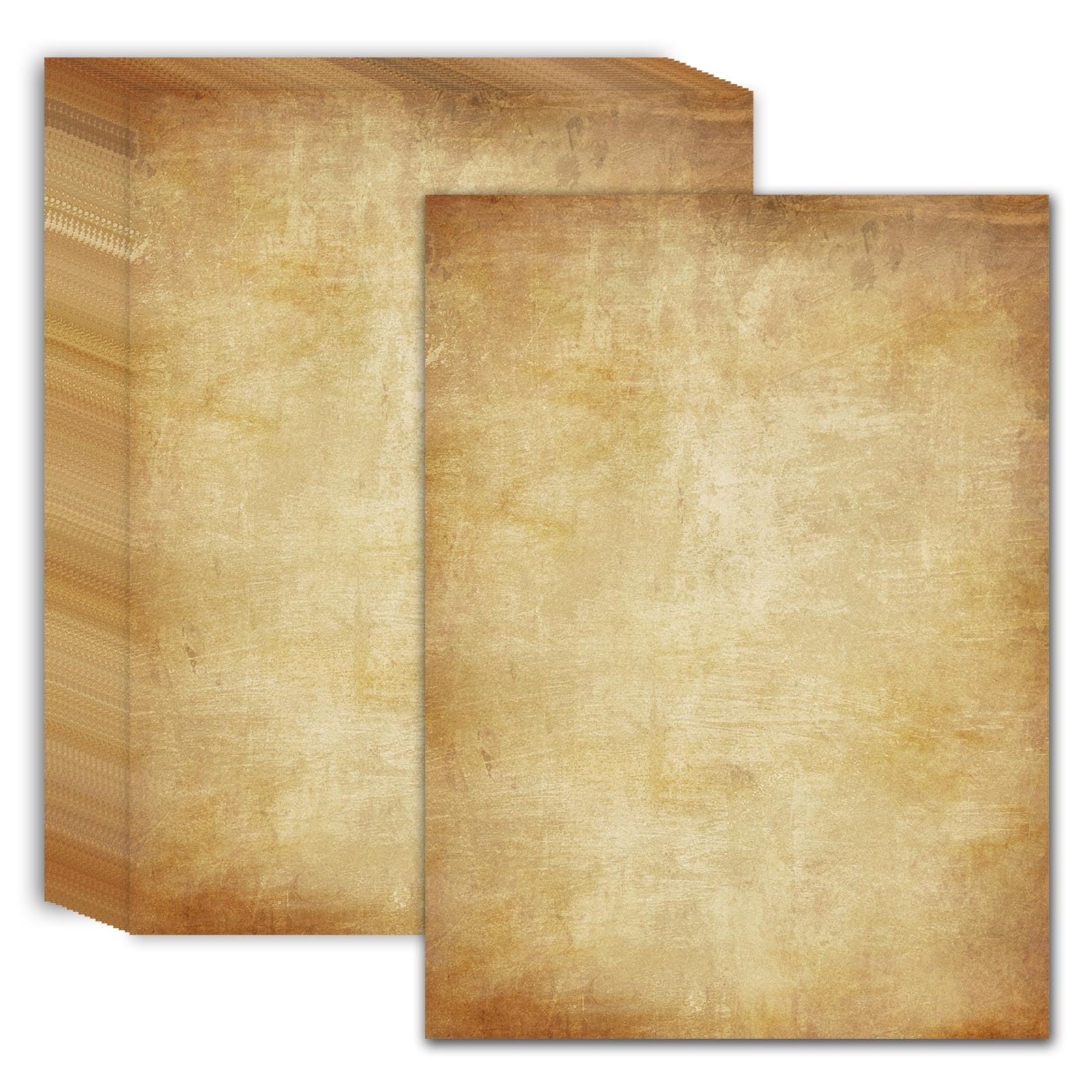 Vintage Double Sided Writing Paper - 60 Sheets 8.5