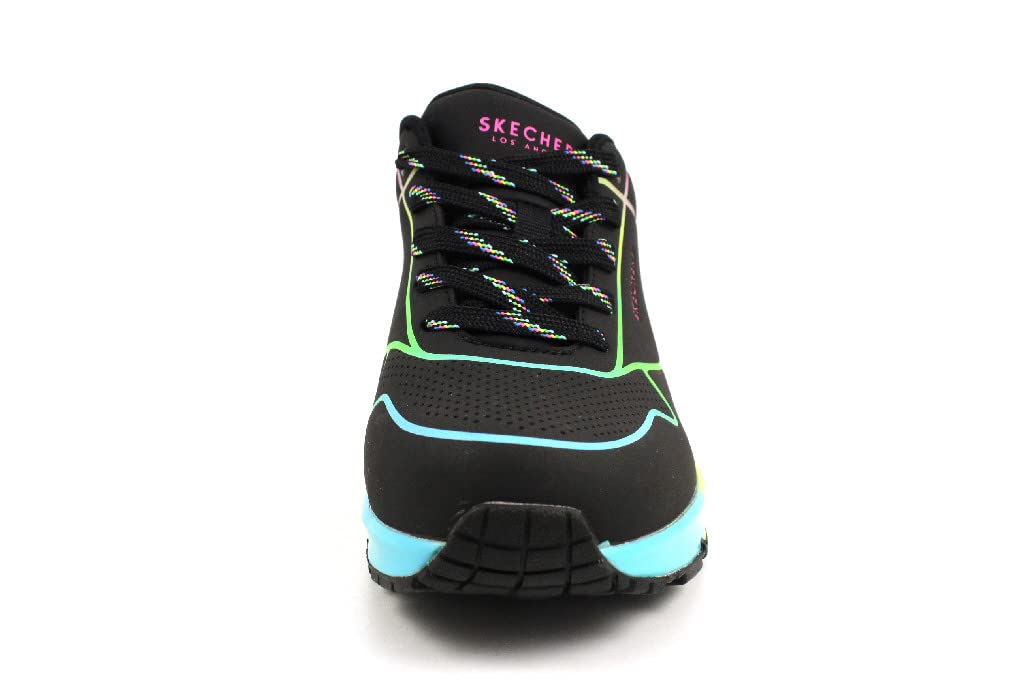 Skechers Women's Uno Pop of Sunshine Sneakers - Comfortable Lightweight Walking Shoes for Women - Perfect for Casual Wear, Workouts & Travel