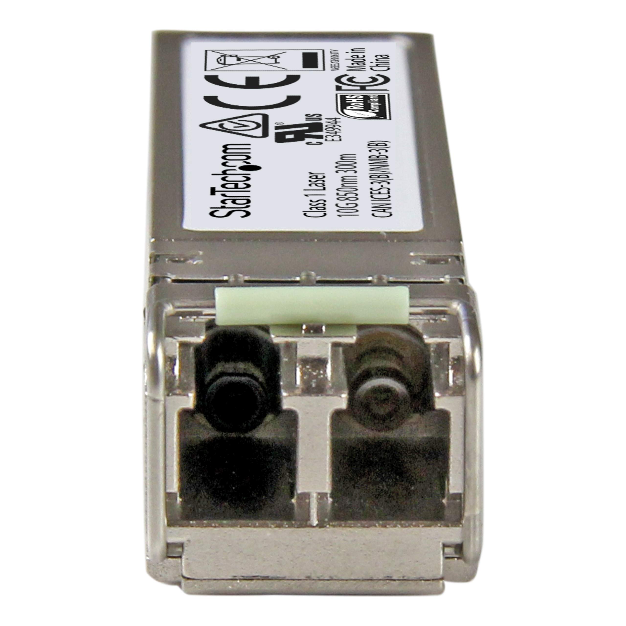 StarTech.com Juniper SFPP-10GE-SR Compatible 10GBASE-SR SFP+ Module - 10GbE Multimode Fiber Optic Transceiver - 300m LC Connector - 850nm Wavelength - DDM Support - for High-Speed Data Centers & Enterprise Networks