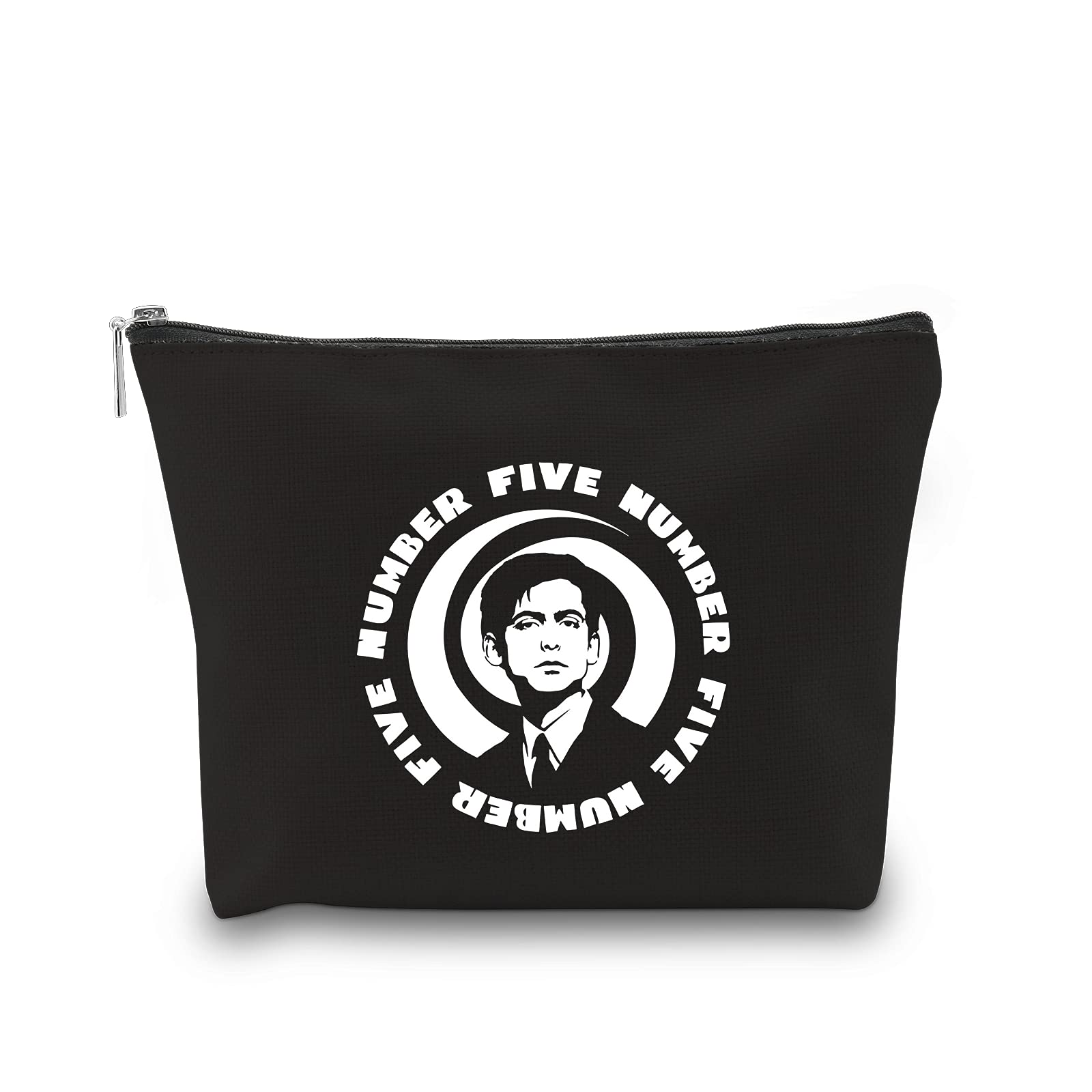 THE BOY Academy Inspired Number Five Zipper Pouch - TV Show Hello Goodbye Makeup Bag for Fans | Perfect for Cosmetics, Travel & Fan Collection