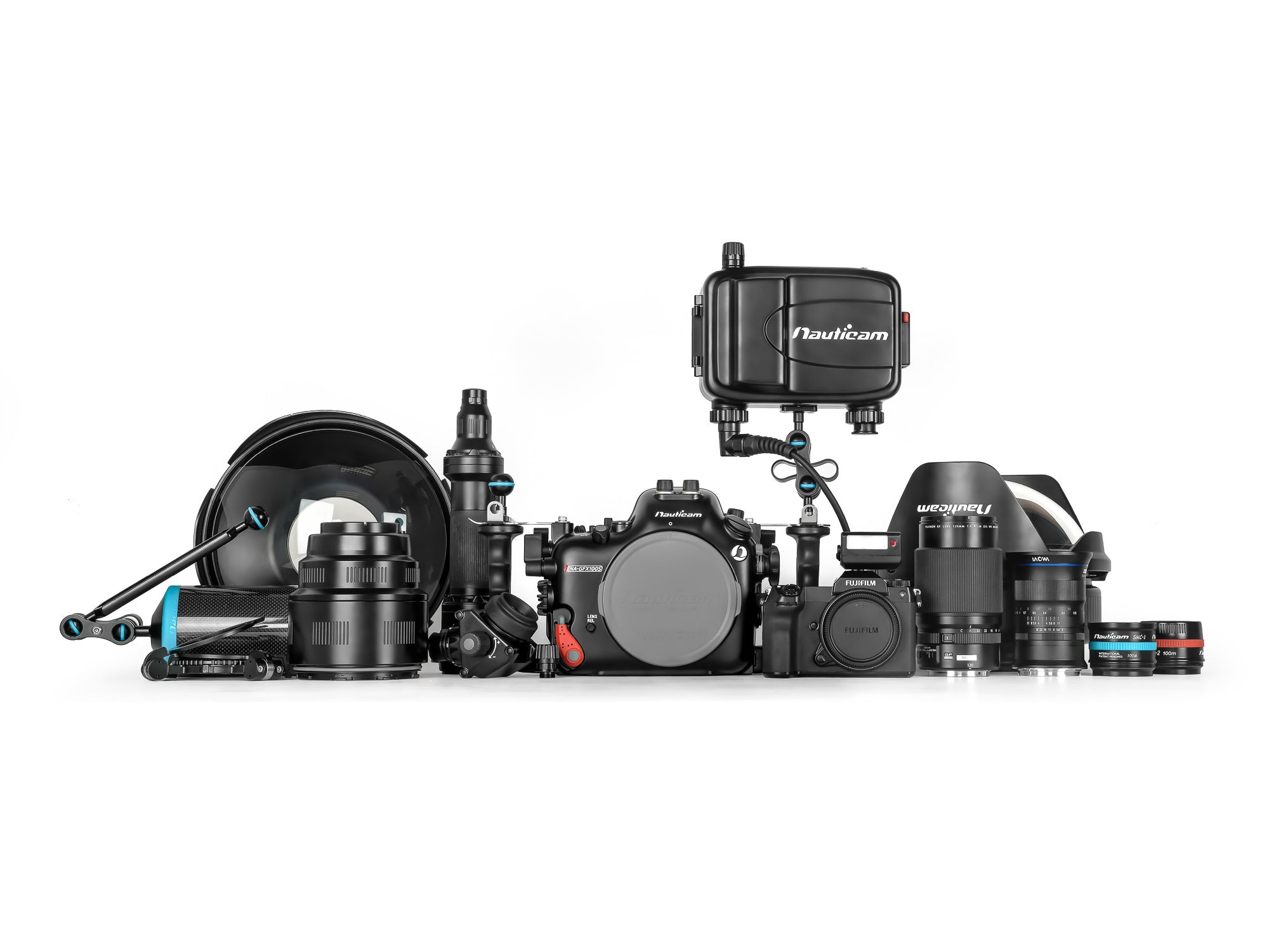 Underwater Housing for Fujifilm GFX100S & GFX100S II Camera - Professional Waterproof Case for Scuba Diving, Surf Photography & Marine Exploration