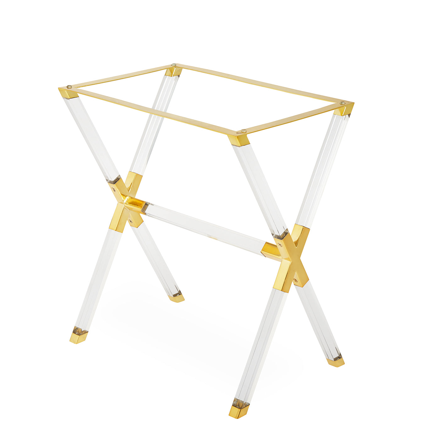 Jacques Tray Table - Modern Side Table with Storage Shelf for Living Room, Bedroom, or Office - Perfect for Coffee, Books, and Decor