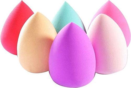 Fennec Mart 6-Piece Makeup Sponge Set - Soft Beauty Blender for Liquid & Powder Foundation, Includes Blending Sponge and Powder Puff | Perfect for Daily Makeup, Contouring, and Professional Makeup Application