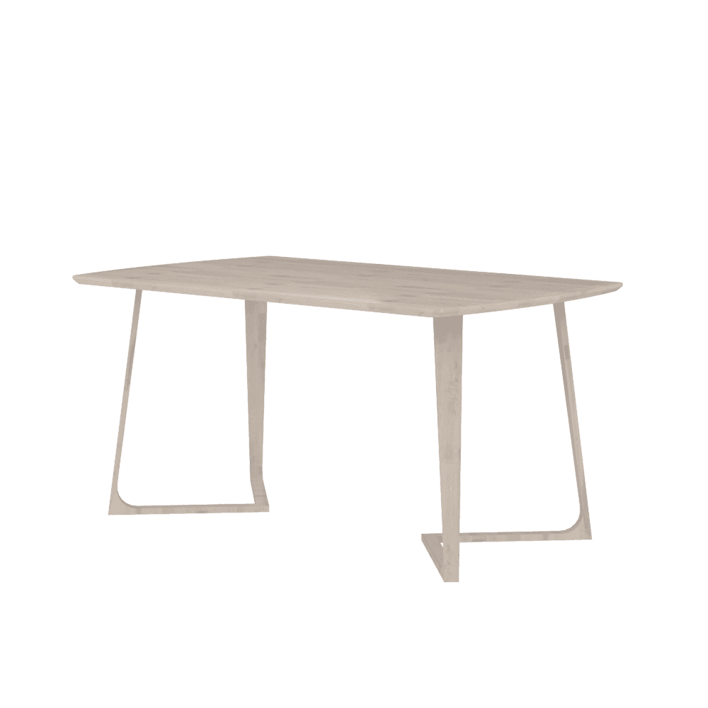Mitros 150cm Wooden Dining Table Set - 6-Piece Modern Farmhouse Kitchen Furniture for Dining Room, Kitchen, and Outdoor Patio