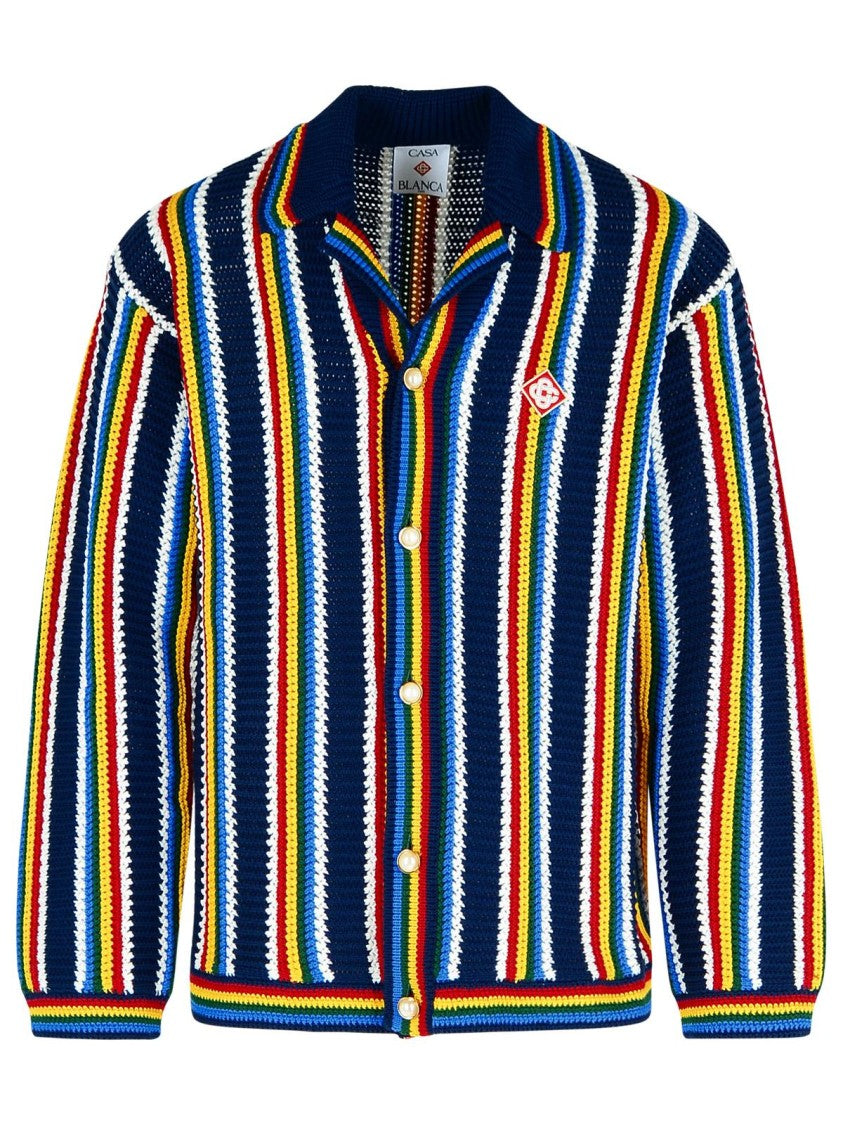 Stylish Multicolor Cotton Crochet Cardigan for Women - Perfect for Spring, Summer & Boho Outfits