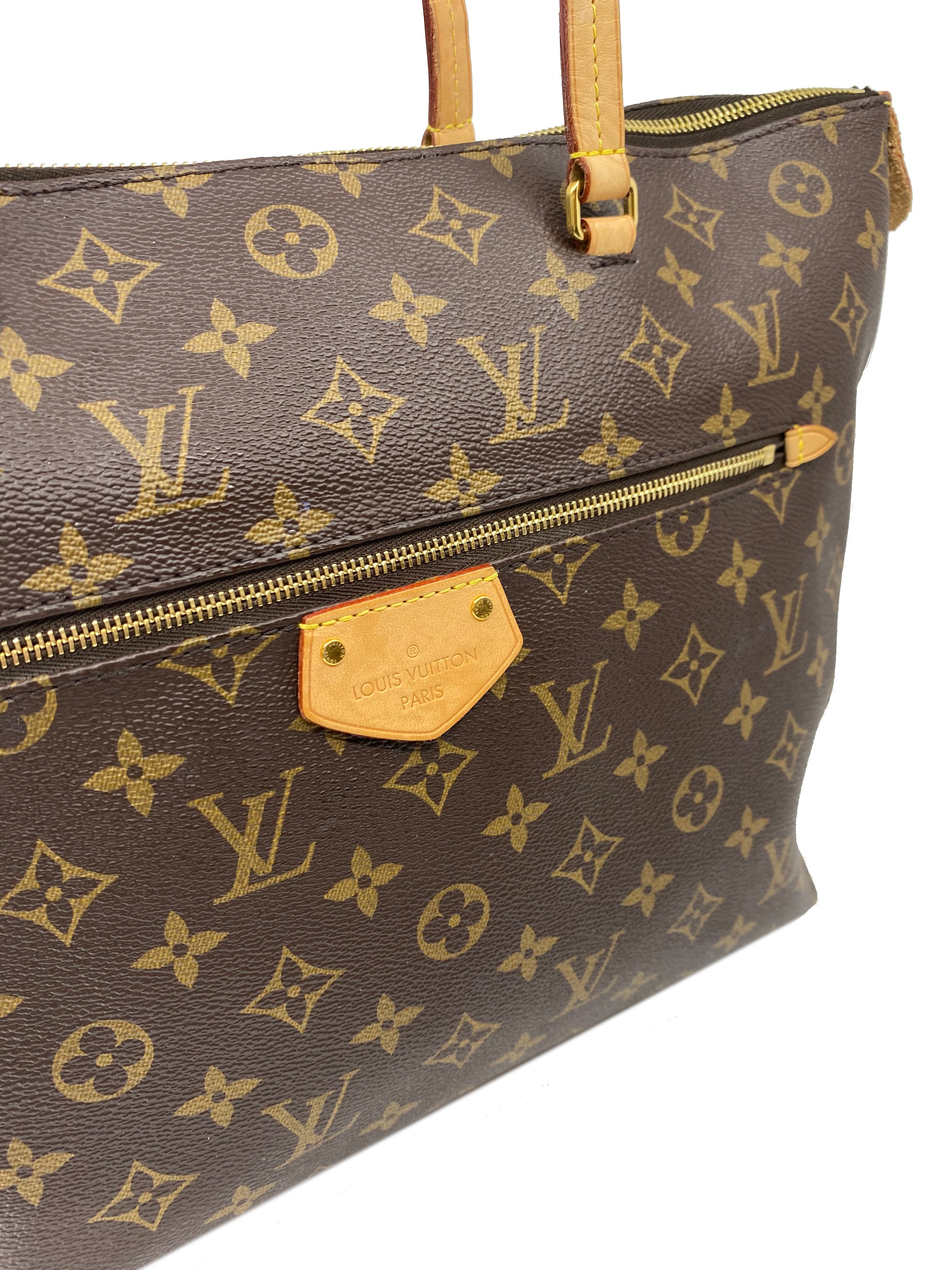 Louis Vuitton Monogram Canvas Iena MM Tote Bag - Luxury Designer Handbag for Women, Perfect for Work, Travel & Everyday Use