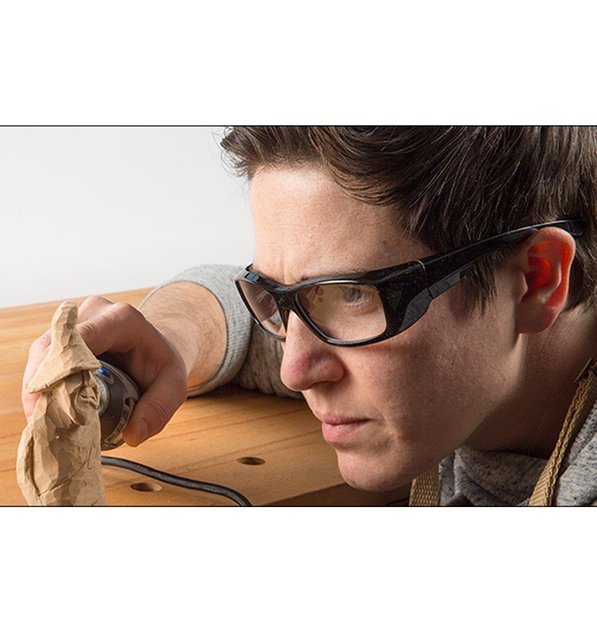Pyramex Safety Emerge Black Frame Safety Glasses - ANSI Z87.1 Certified for Construction, Woodworking & DIY Projects