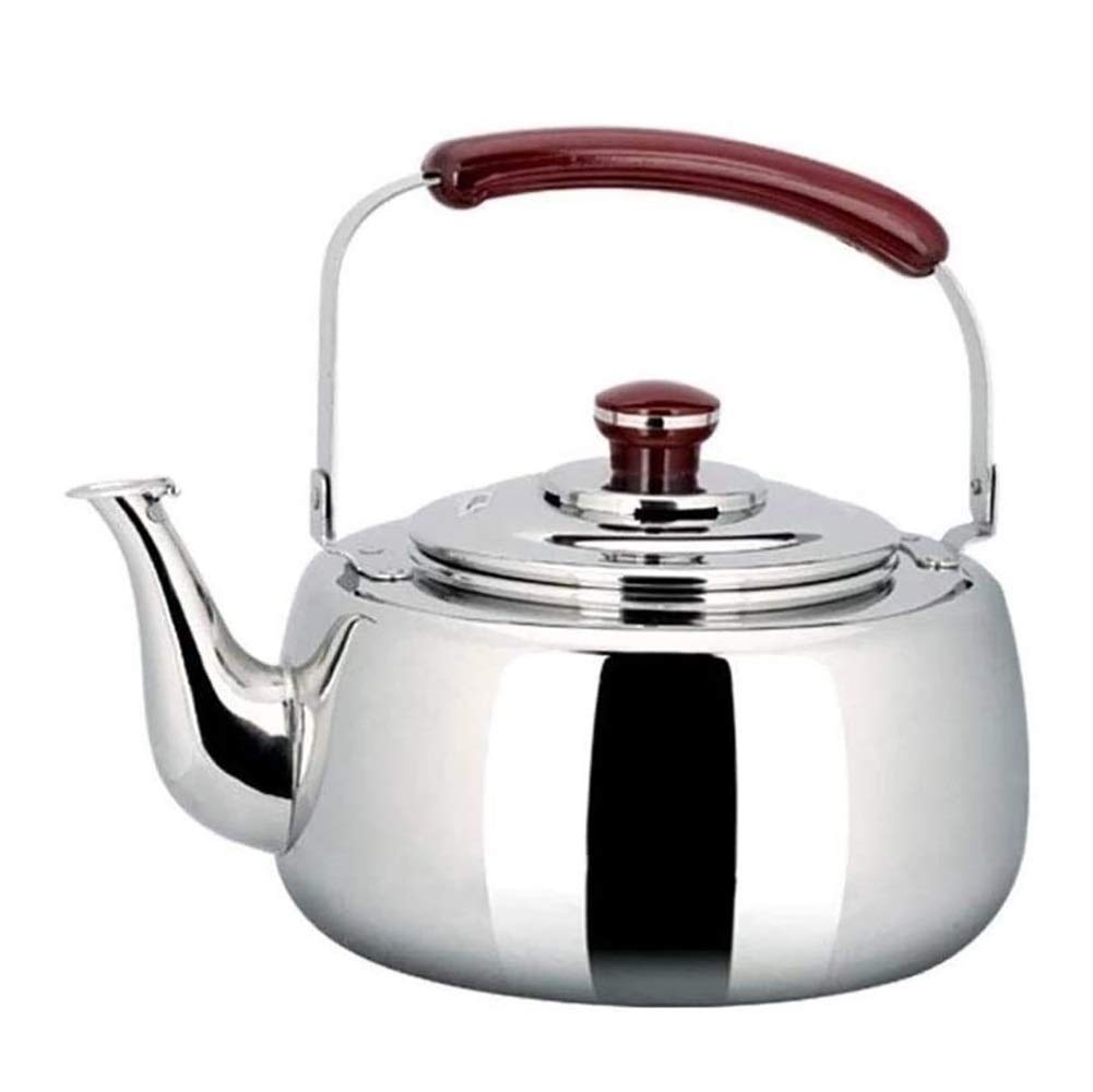 Stainless Steel Tea Kettle for Stove Top - 304 Grade, Anti-Scalding Handle, Works with Induction Cooktops & Gas Stoves - Perfect for Home, Office & Tea Ceremonies