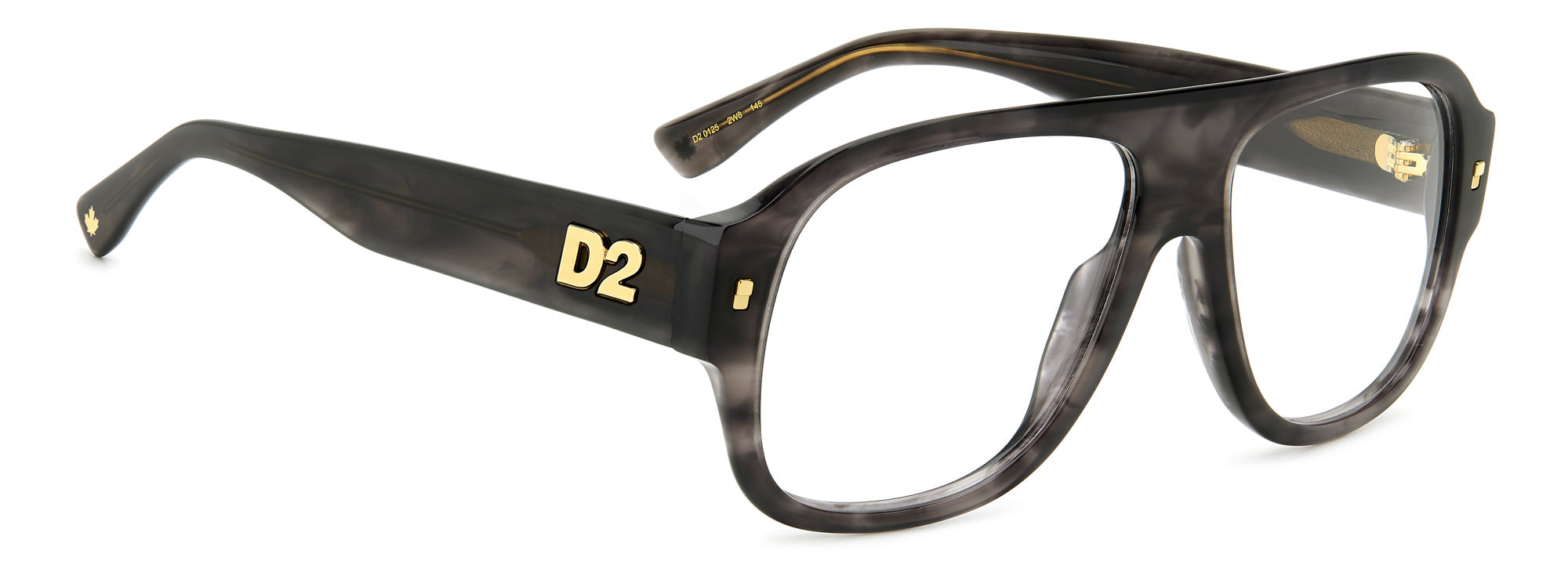 DSQUARED2 D2 0125 Sunglasses - Polarized UV Protection Aviator Style for Men & Women | Perfect for Driving, Beach, and Outdoor Activities