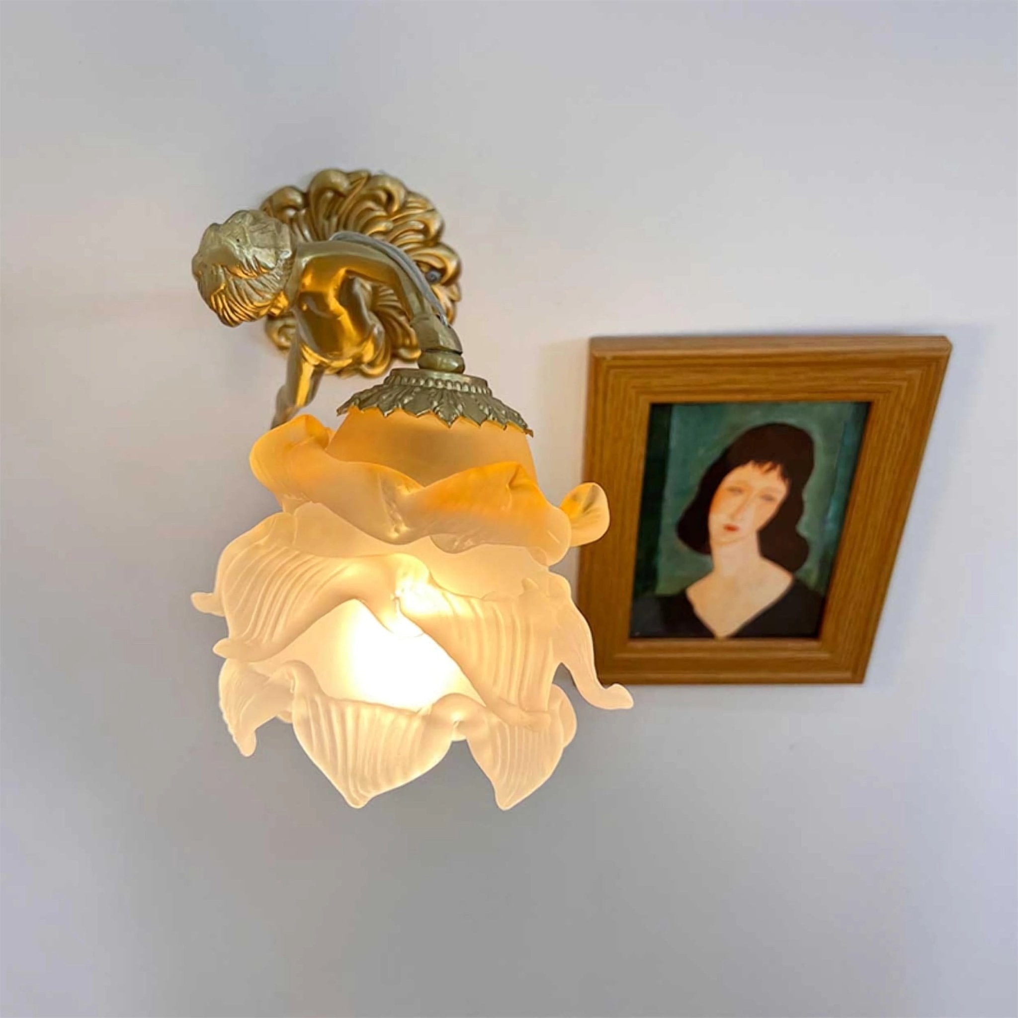 Flying Angel Wall Light - Elegant LED Night Light for Bedroom, Nursery, Kids Room - Perfect for Decor, Gift & Relaxing Ambiance