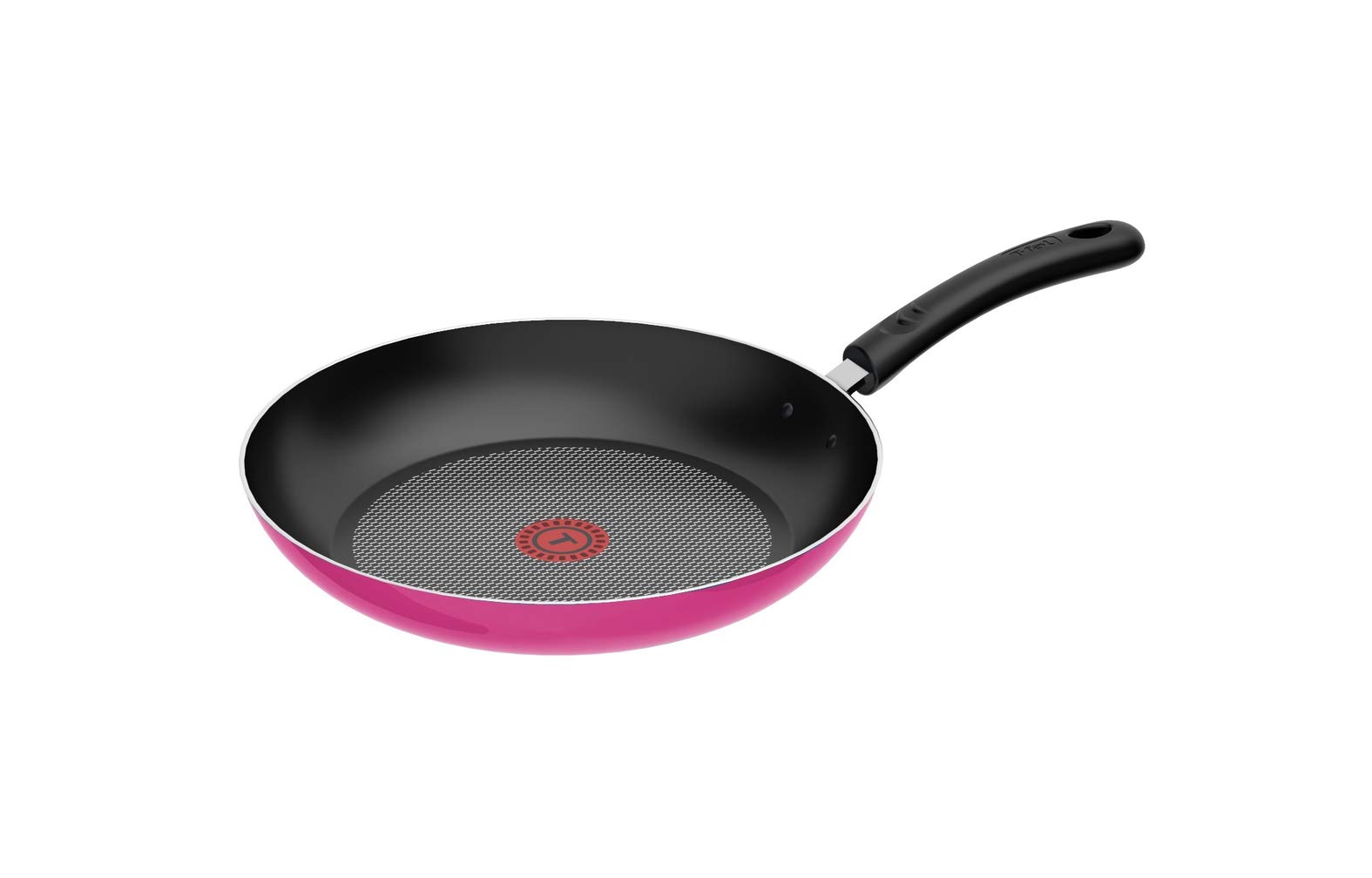 T-fal C72905 Excite Nonstick Fry Pan 10.25-Inch - PFOA Free, Dishwasher & Oven Safe Cookware with Thermo-Spot Heat Indicator - Pink - Perfect for Sauteing, Frying Eggs & Pancakes