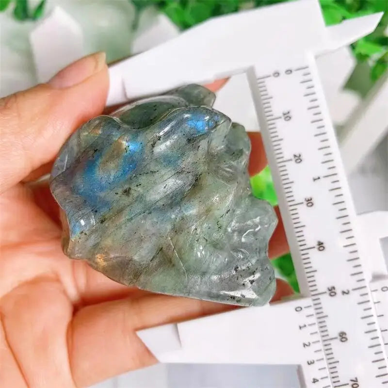 Hand Carved Natural Crystal Snake Head Skull Figurine - Quartz Animal Statue for Healing, Home Decor & Unique Gift (1pc) - Perfect for Meditation Spaces, Gothic Decor & Spiritual Healing Altars