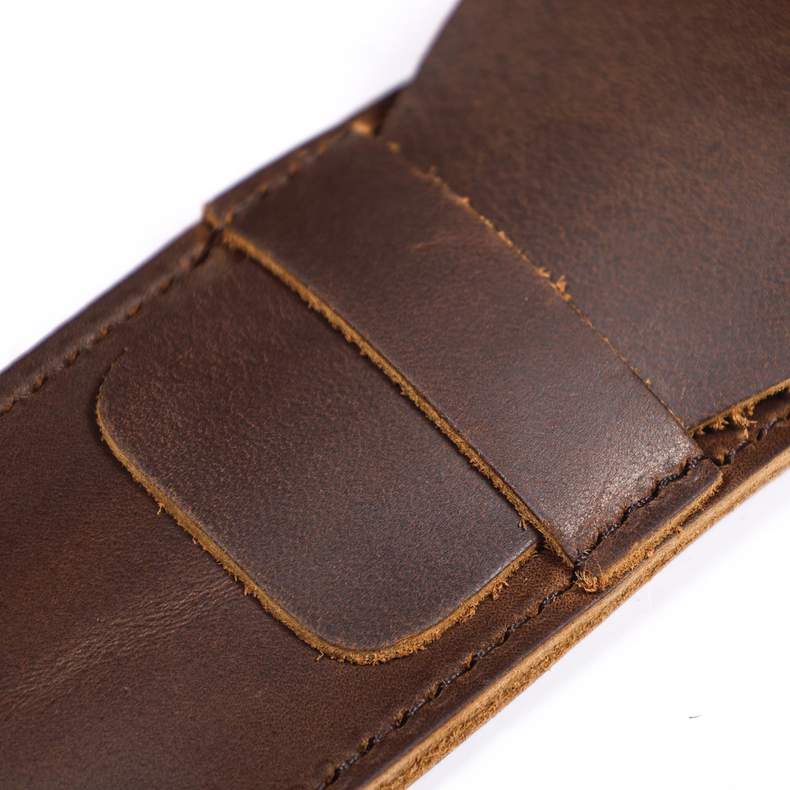 DK86 Genuine Leather Pen Case Holder - Premium Fountain & Multi-Pen Pouch with Protective Sleeve (Small, Coffee Brown) - Perfect for Office, School & Travel Organization